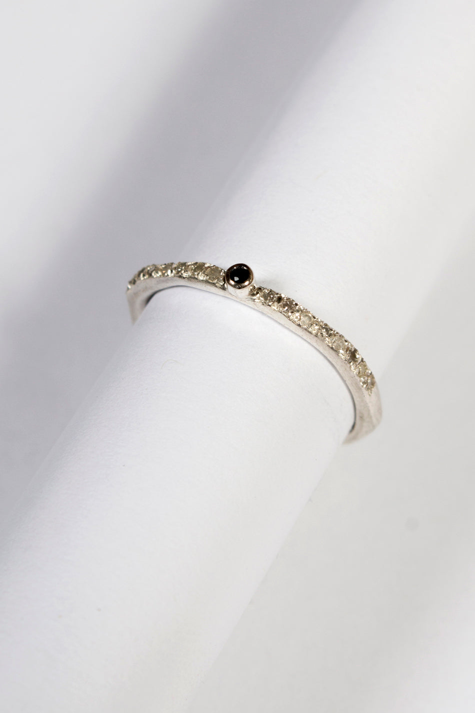 Yto 8X8 Black Diamond Ring