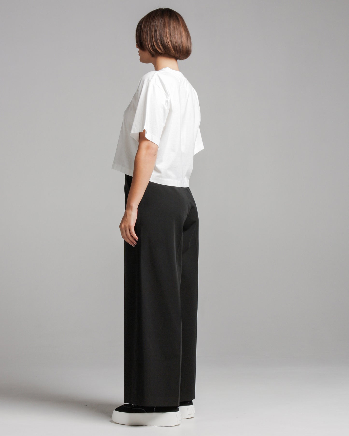 Wide Leg High-Waisted Trousers