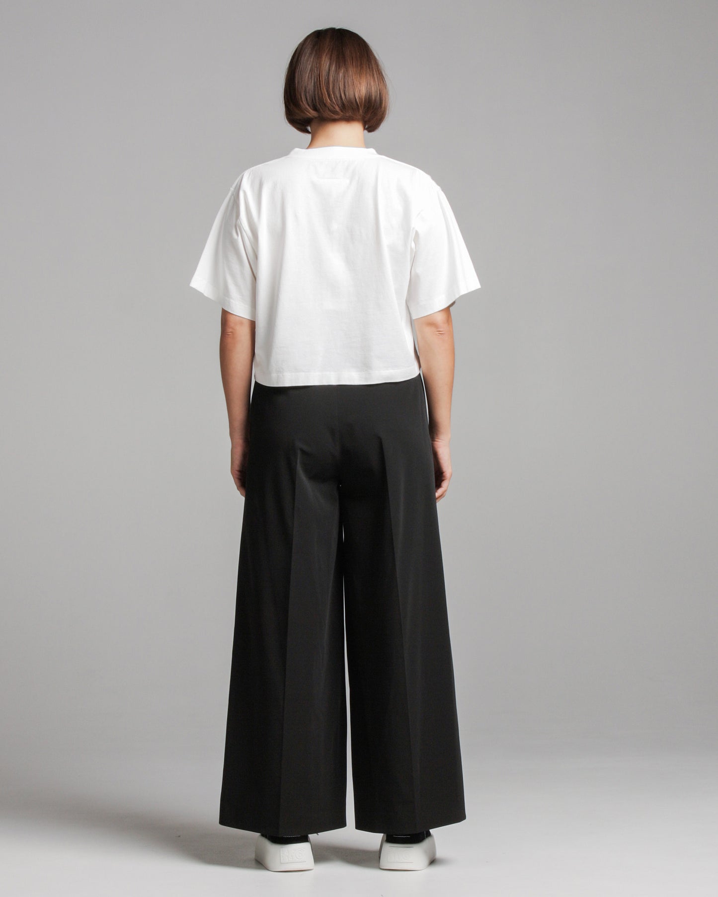 Wide Leg High-Waisted Trousers