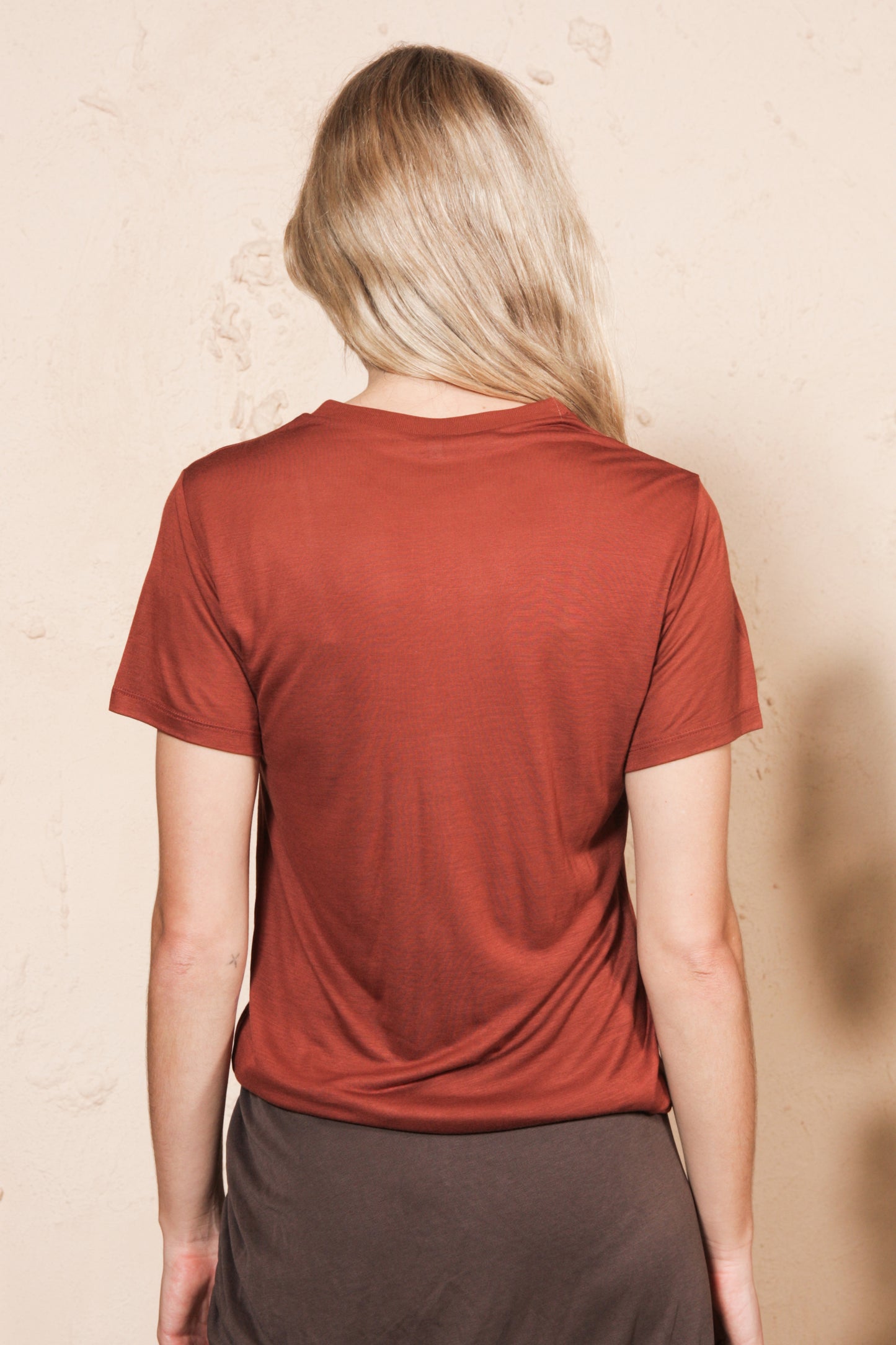 Rust Tee Shirt Bamboo