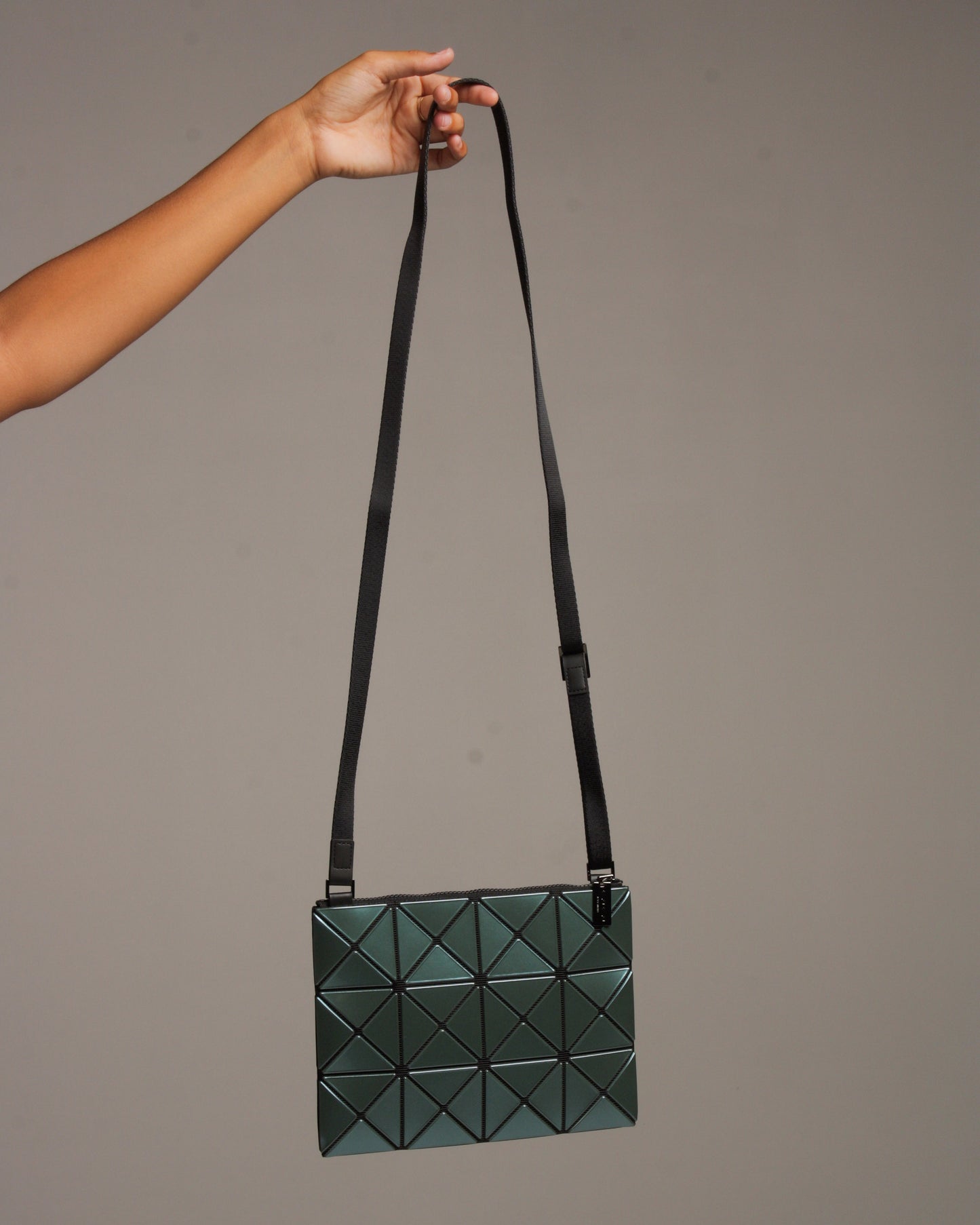 Blue and Green Small Lucent Crossbody