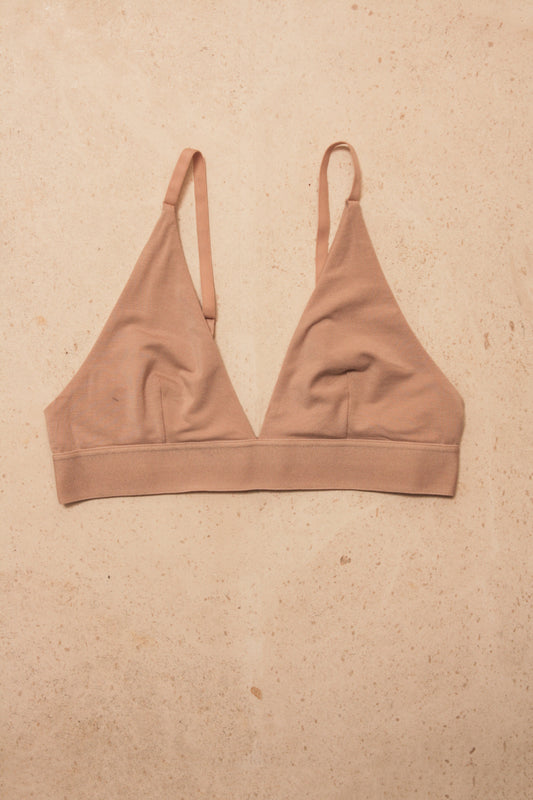 Nude Triangle Bra Bamboo