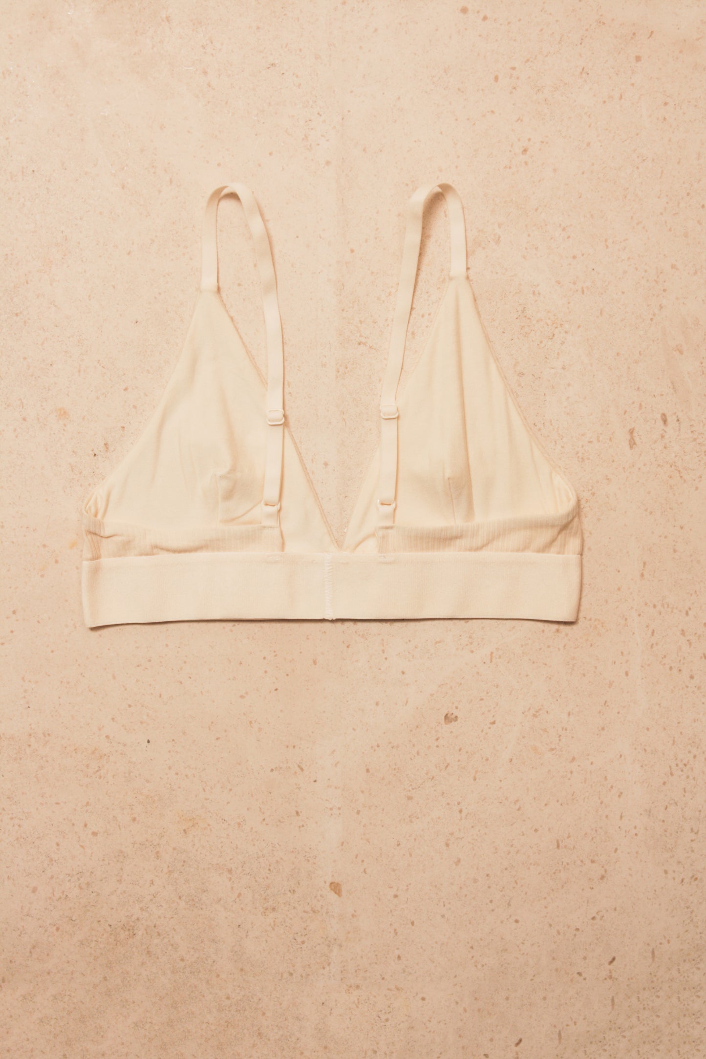 Triangle Bra Cotton Rib