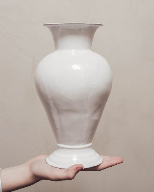 White Colbert Vase