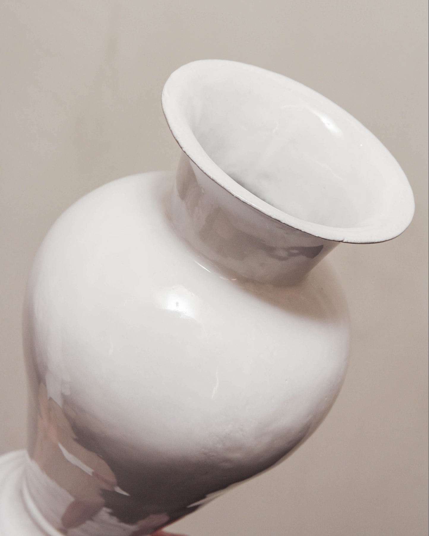 White Colbert Vase