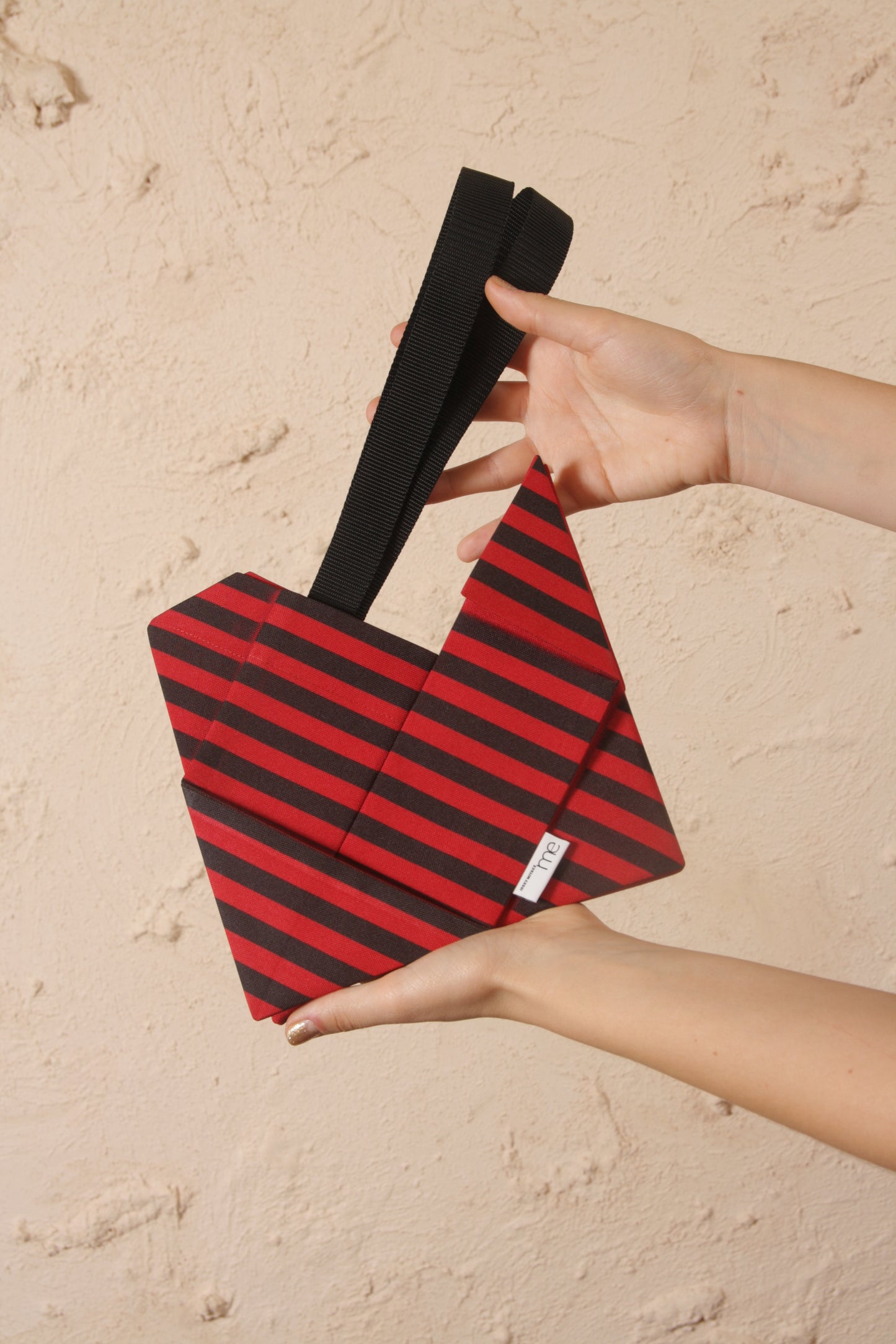 Origami Stripe Tote Bag