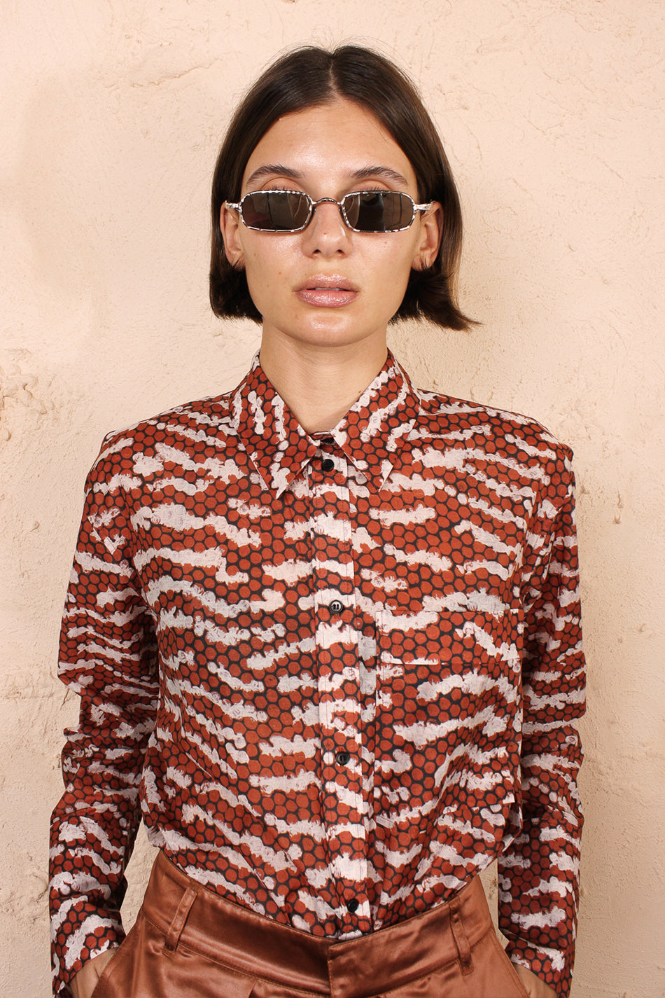 Tamir Animal Print Shirt