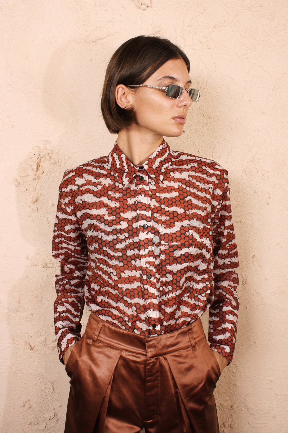 Tamir Animal Print Shirt