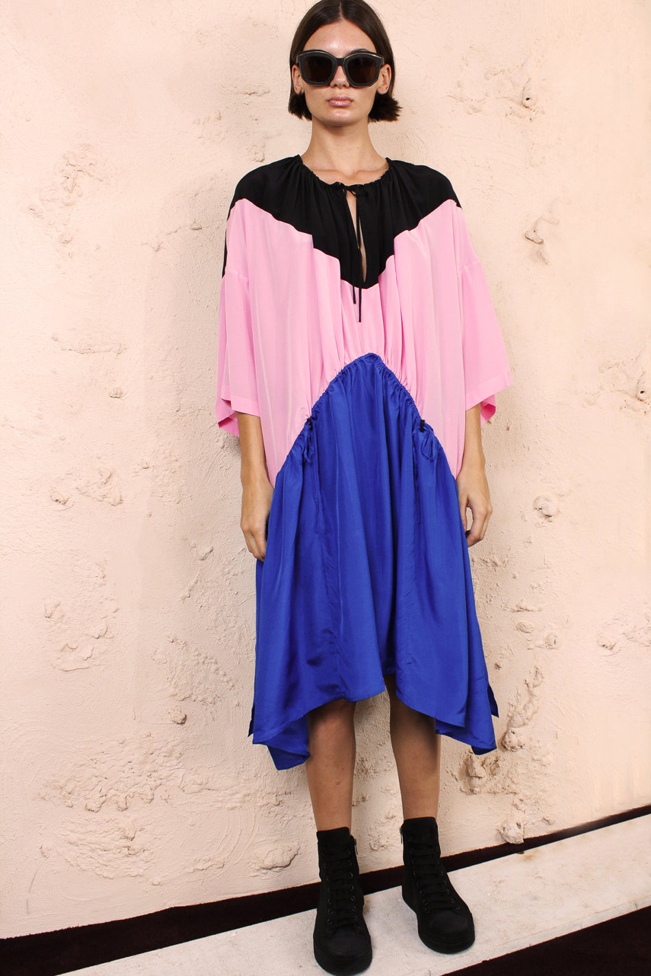 Dakai Pink and Blue Dress