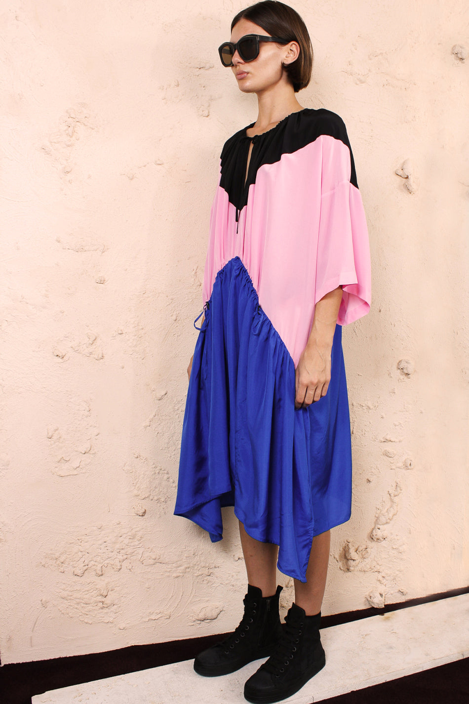 Dakai Pink and Blue Dress