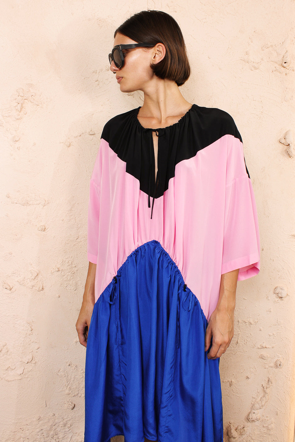 Dakai Pink and Blue Dress