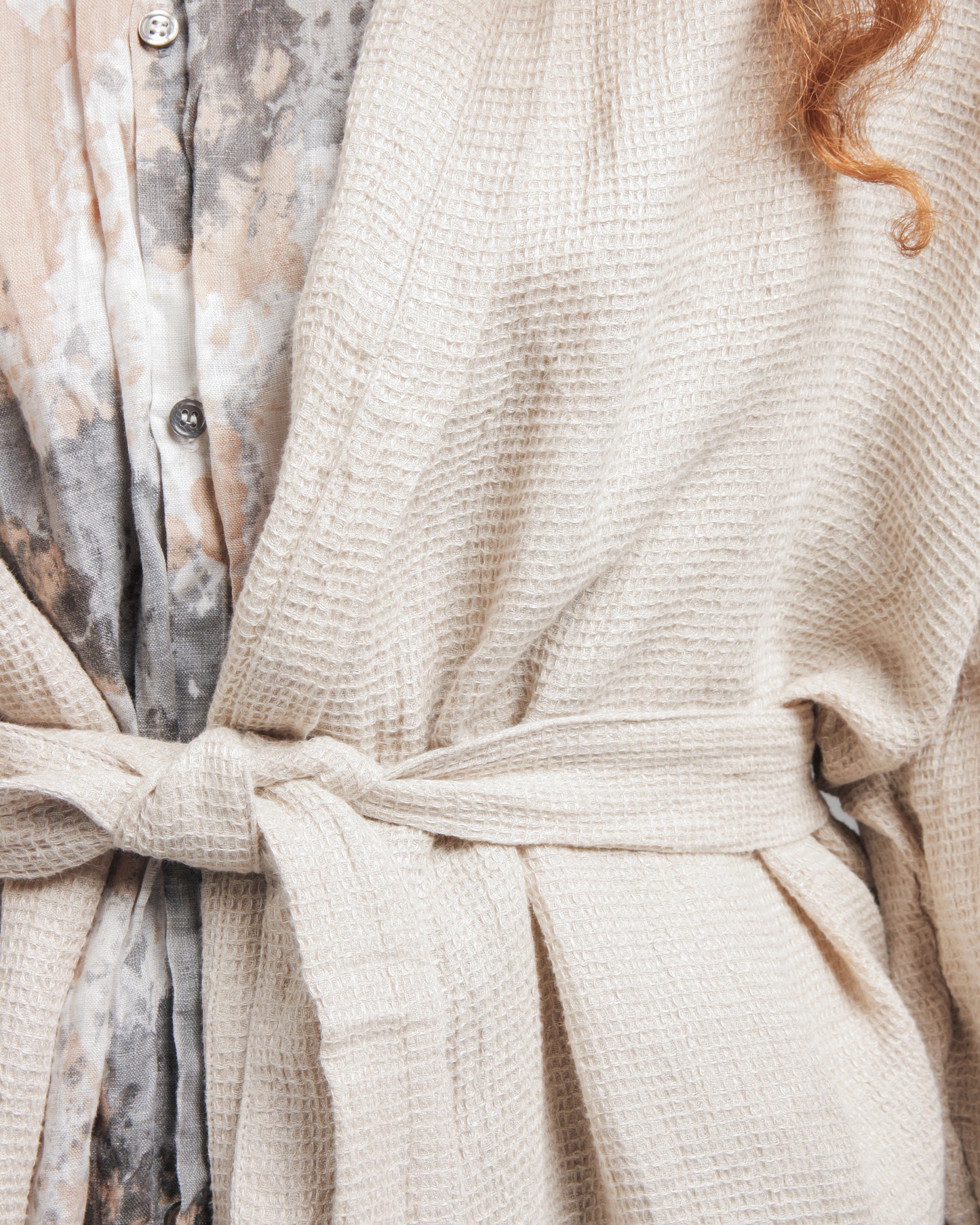 Waffle Linen Robe