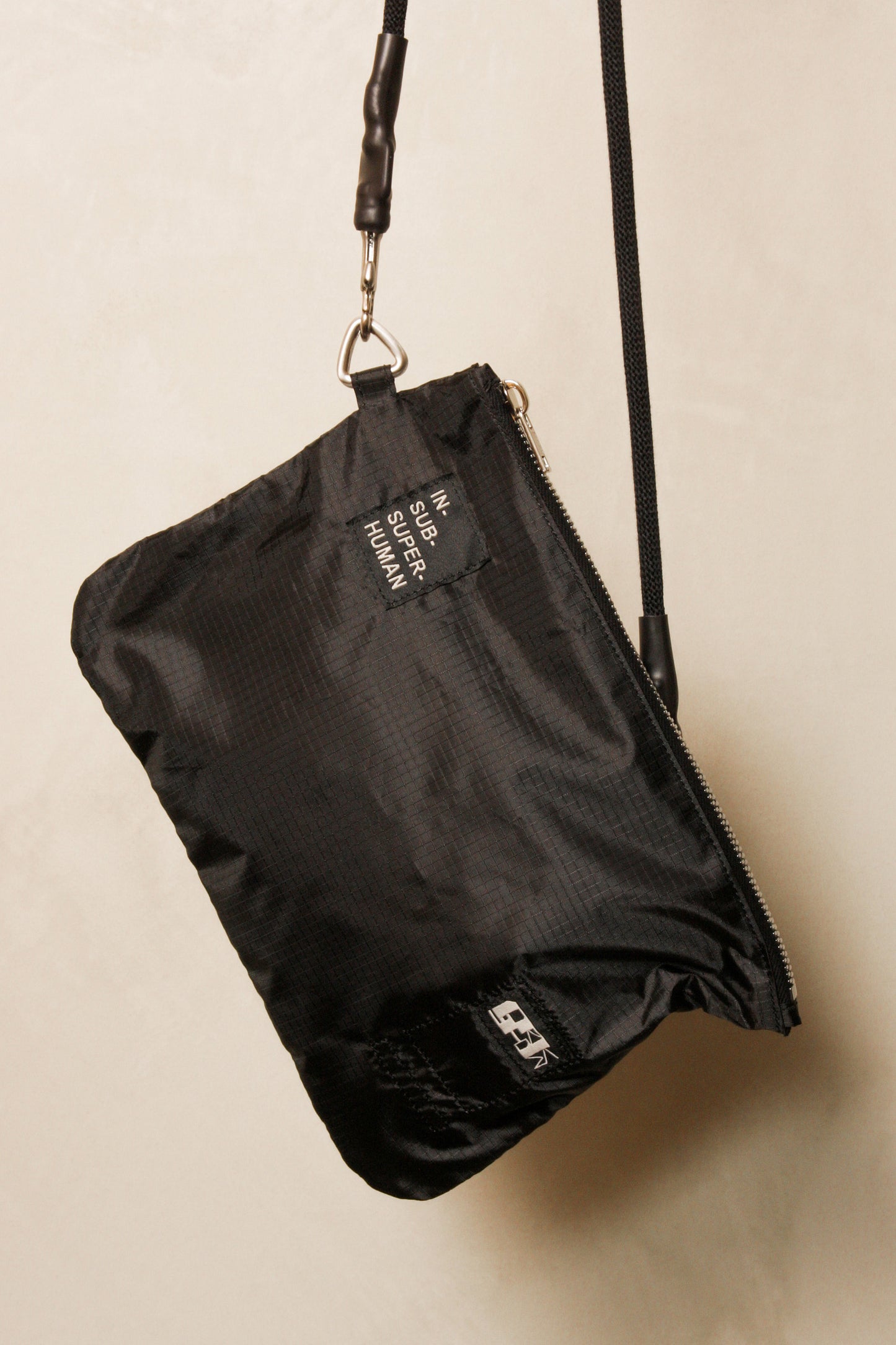 Large Zip Pouch with Bag Strap