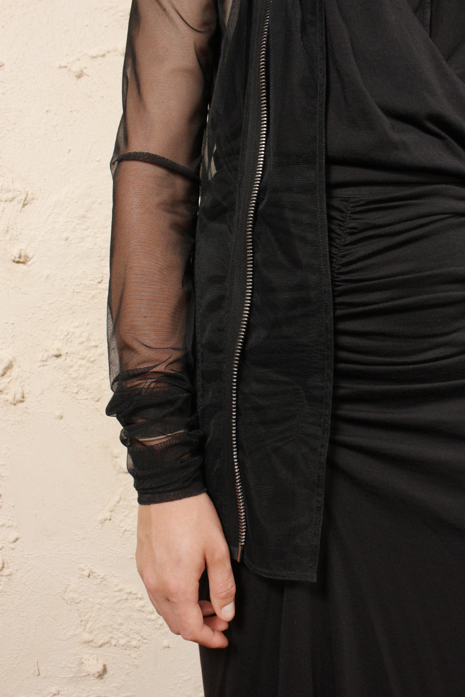 Sheer Tulle Jacket