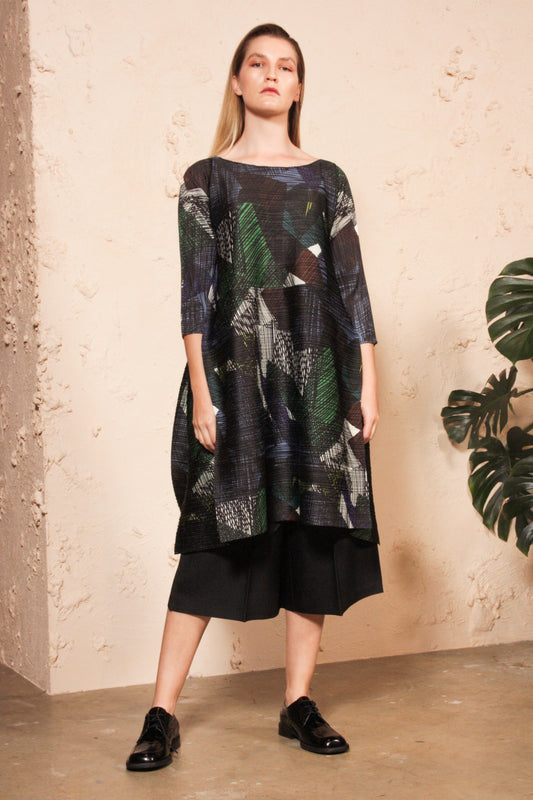 Andante Printed Dress