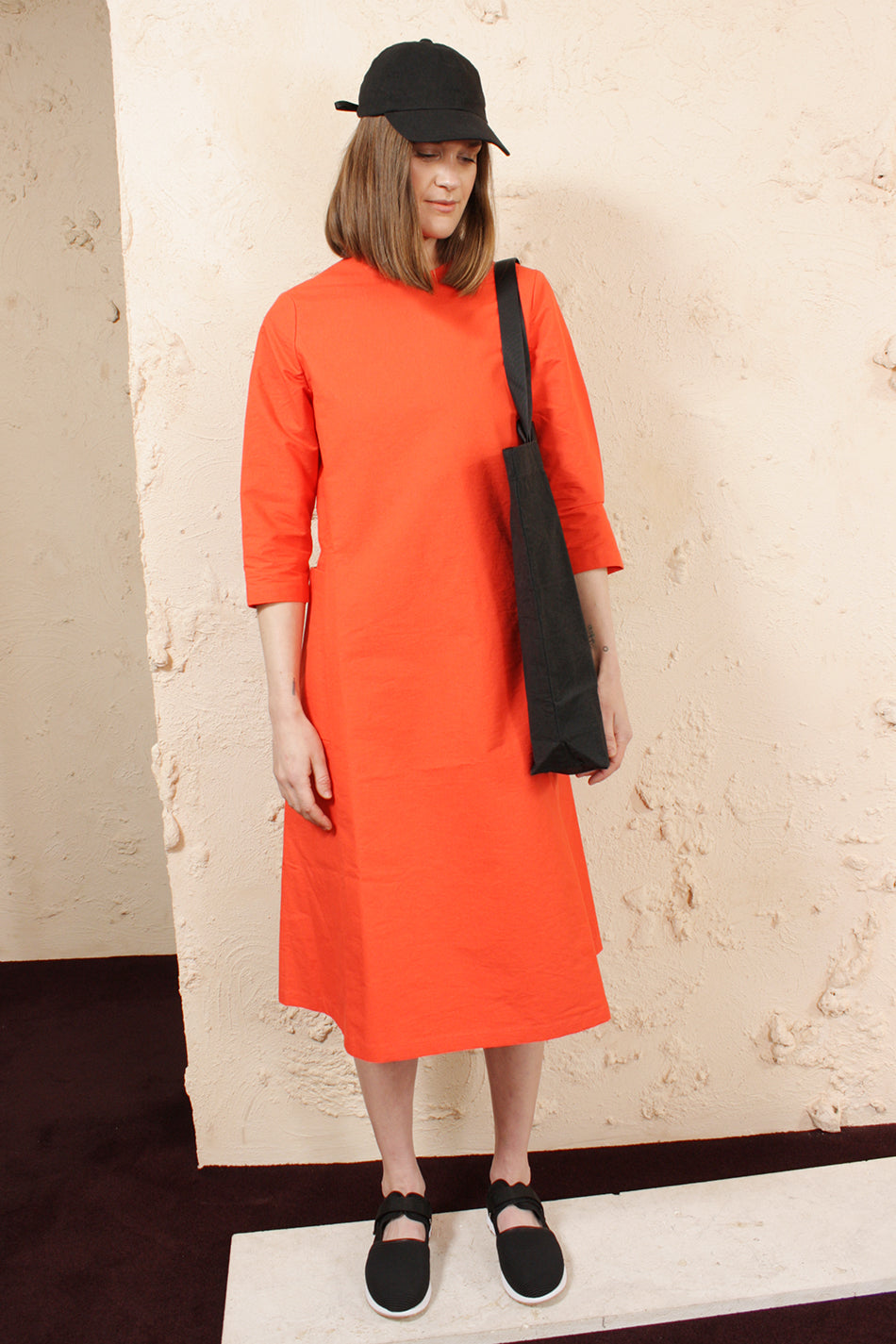 MINIMAL DRESS ORANGE