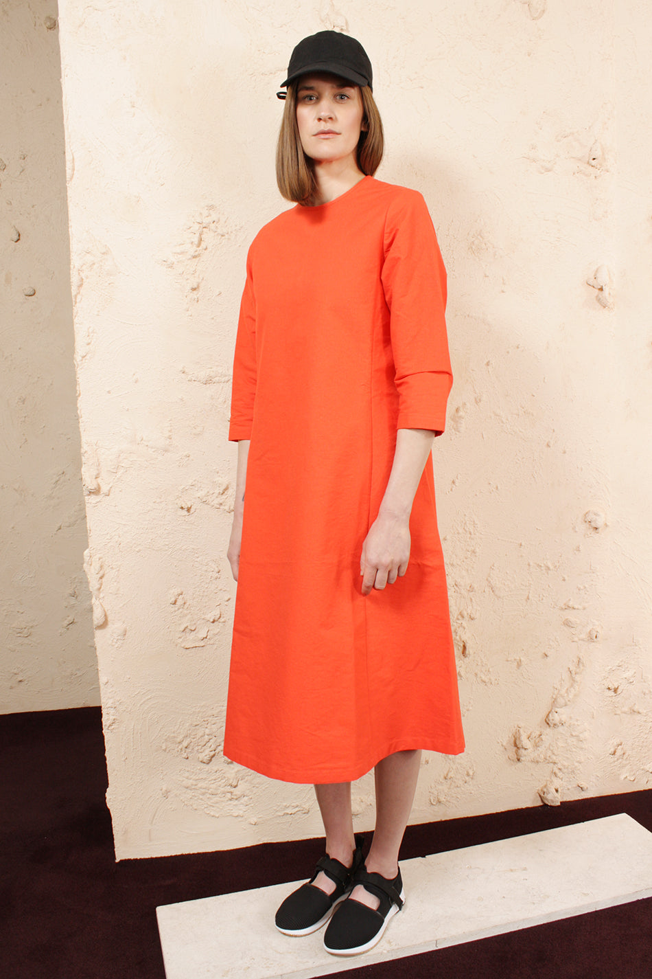 MINIMAL DRESS ORANGE