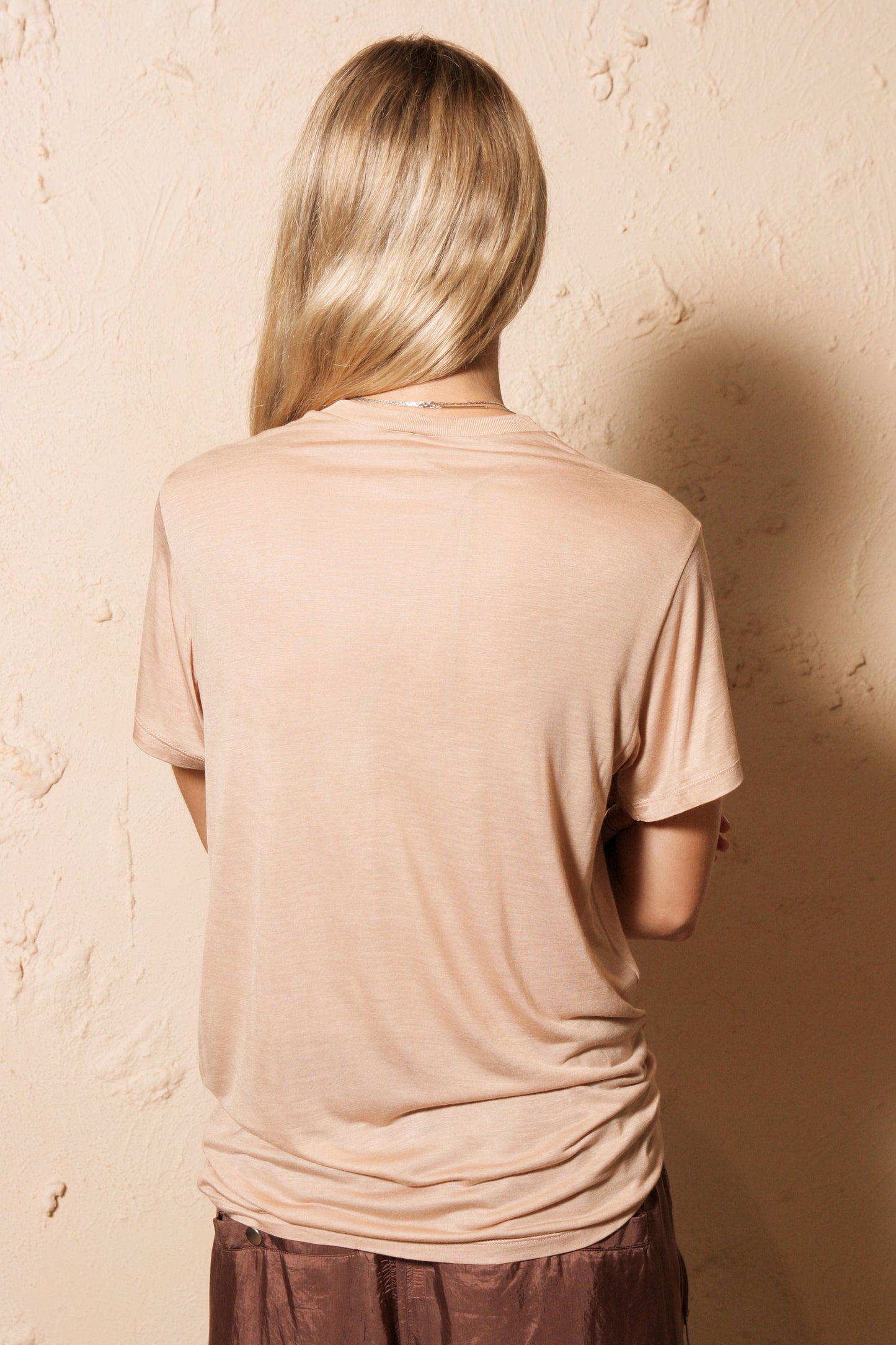 Tee Shirt Bamboo Jersey Nude