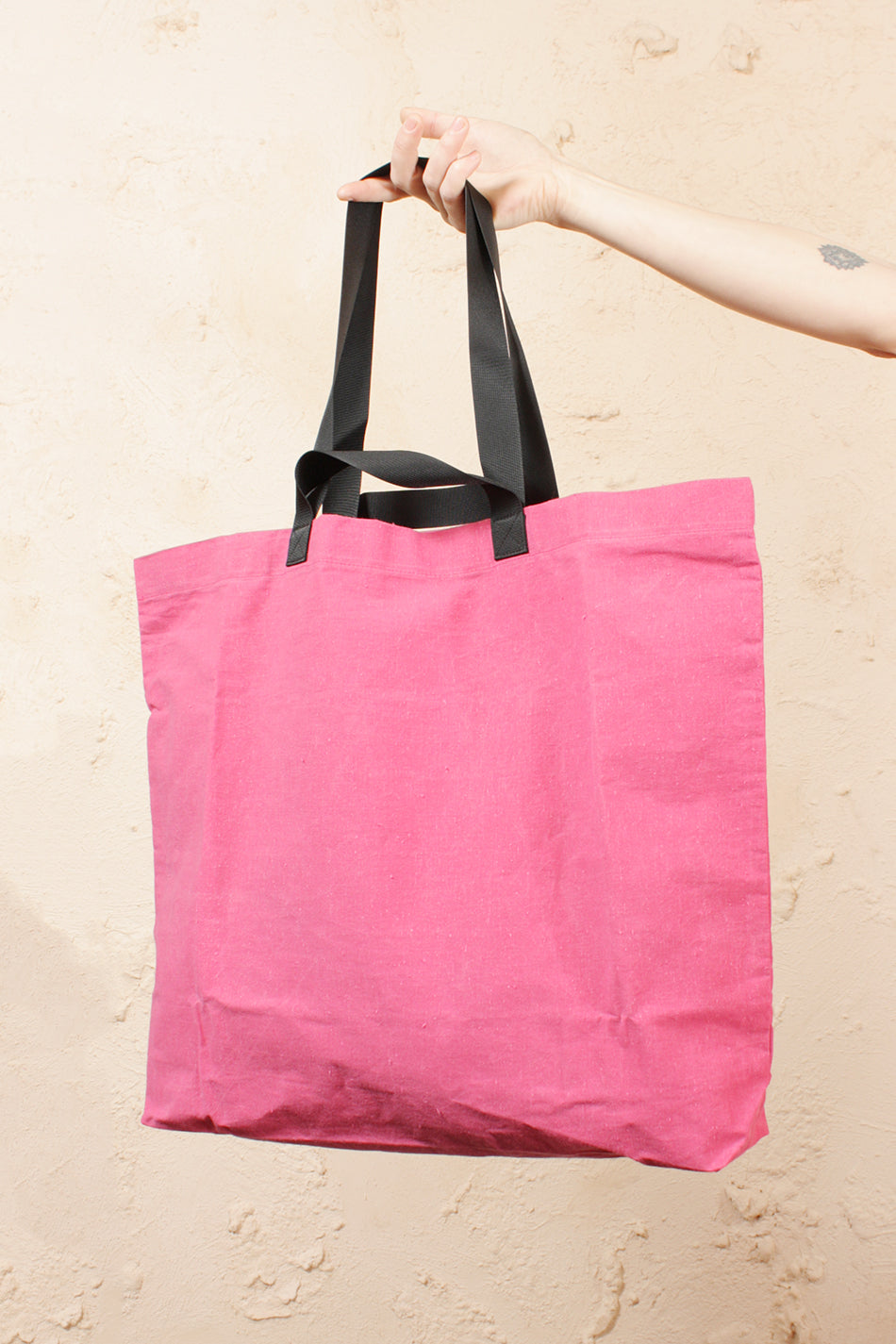 Large Tote Bag Pink