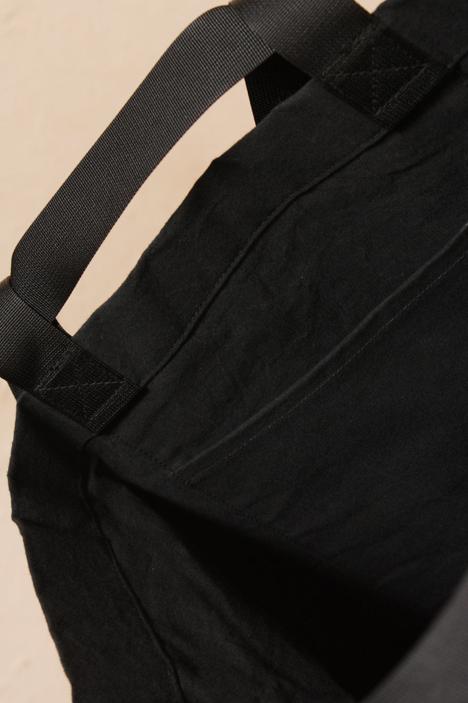 Large Tote Bag Black Wax