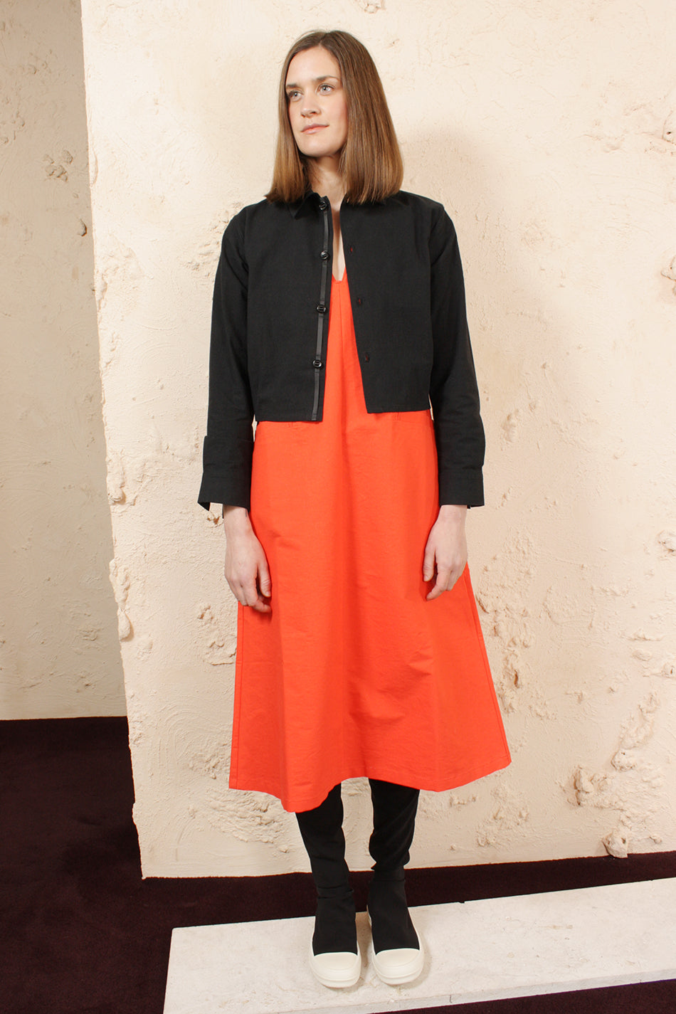 MINIMAL DRESS ORANGE