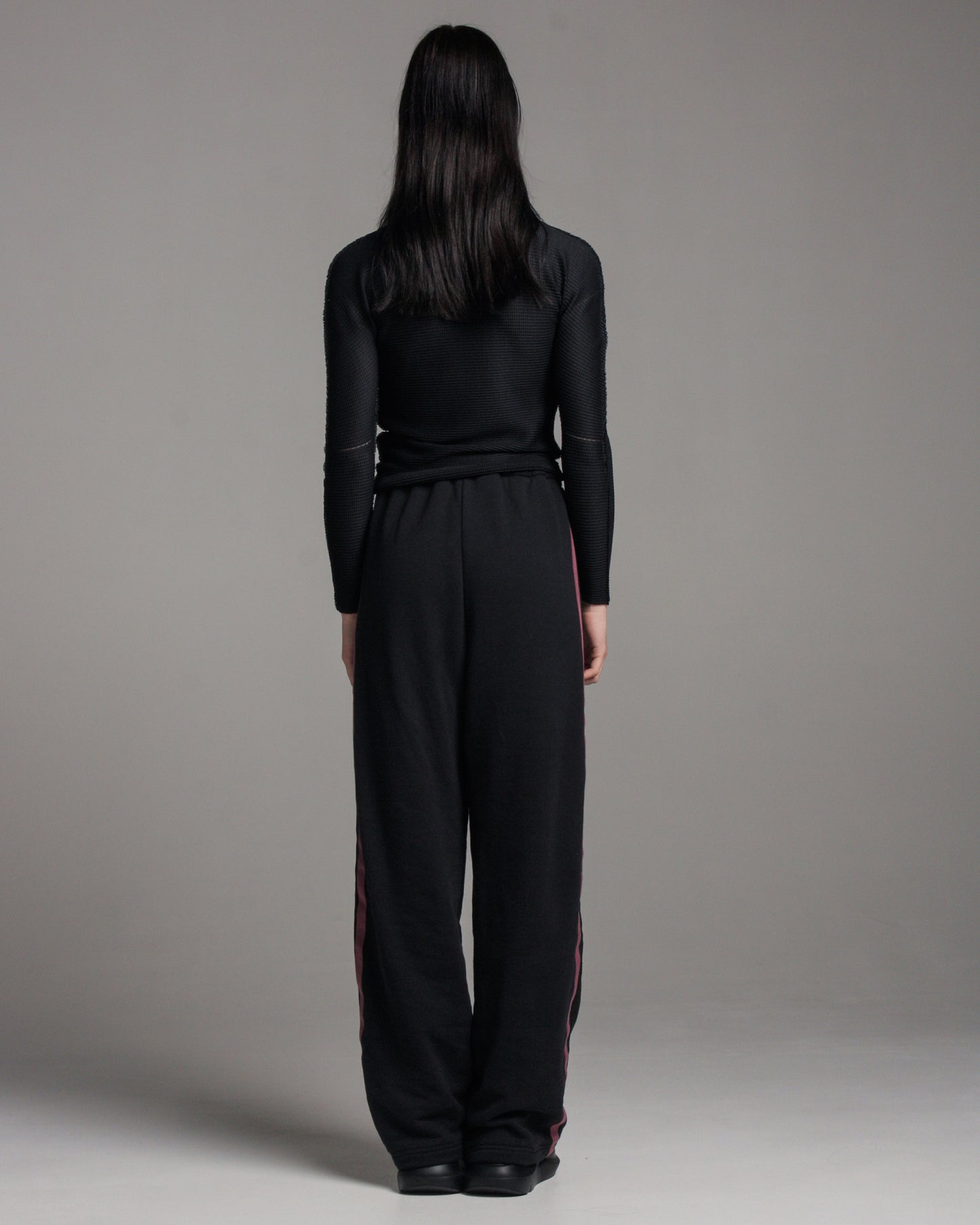 Black Side Tape Track Pant