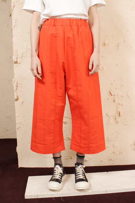 TUCK PANTS ORANGE