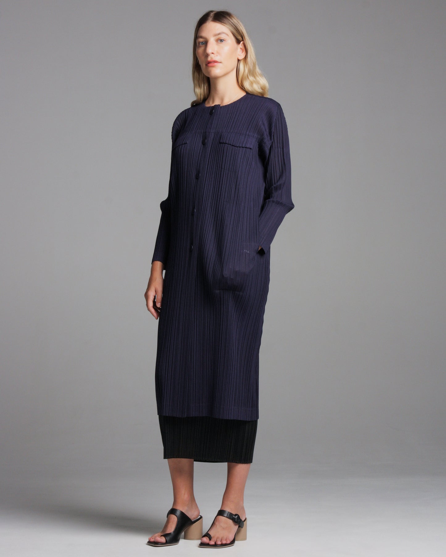 Indigo Ramie Coat