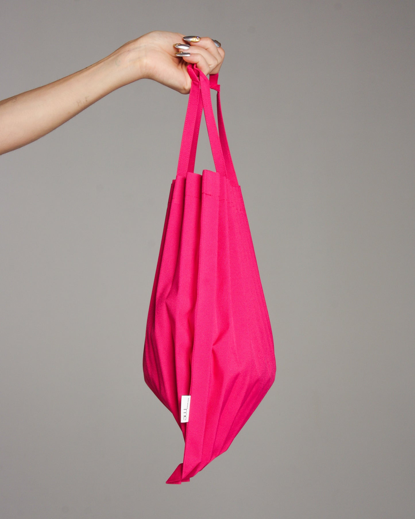 Magenta Trunk Pleats Bag