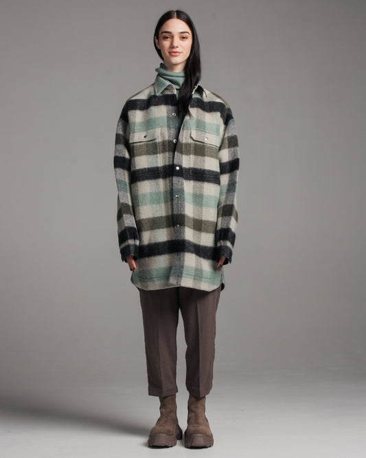 Plaid Oversized Overshirt