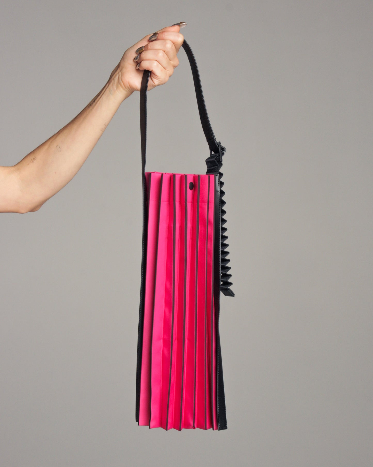 Pink Accordion Bag