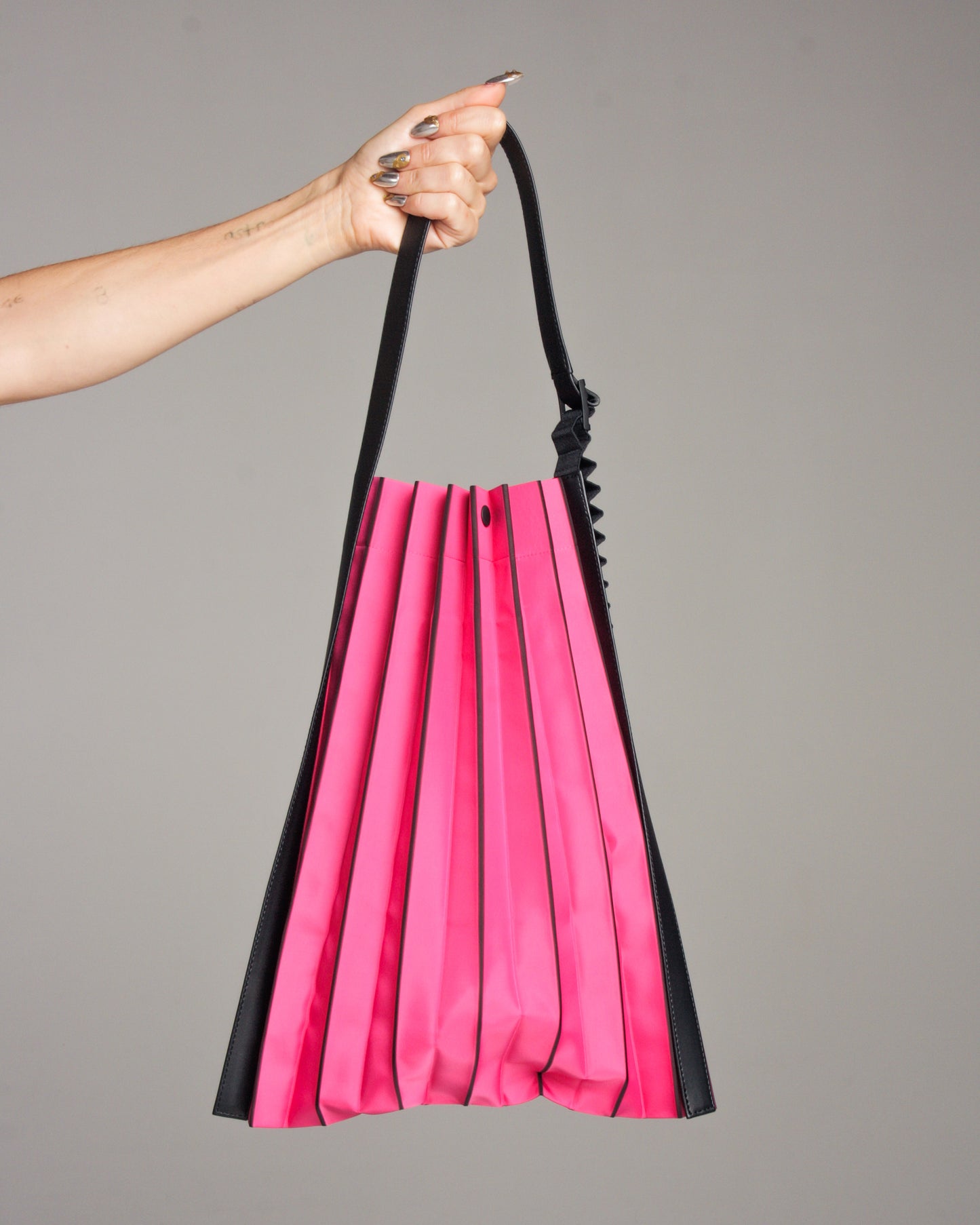 Pink Accordion Bag