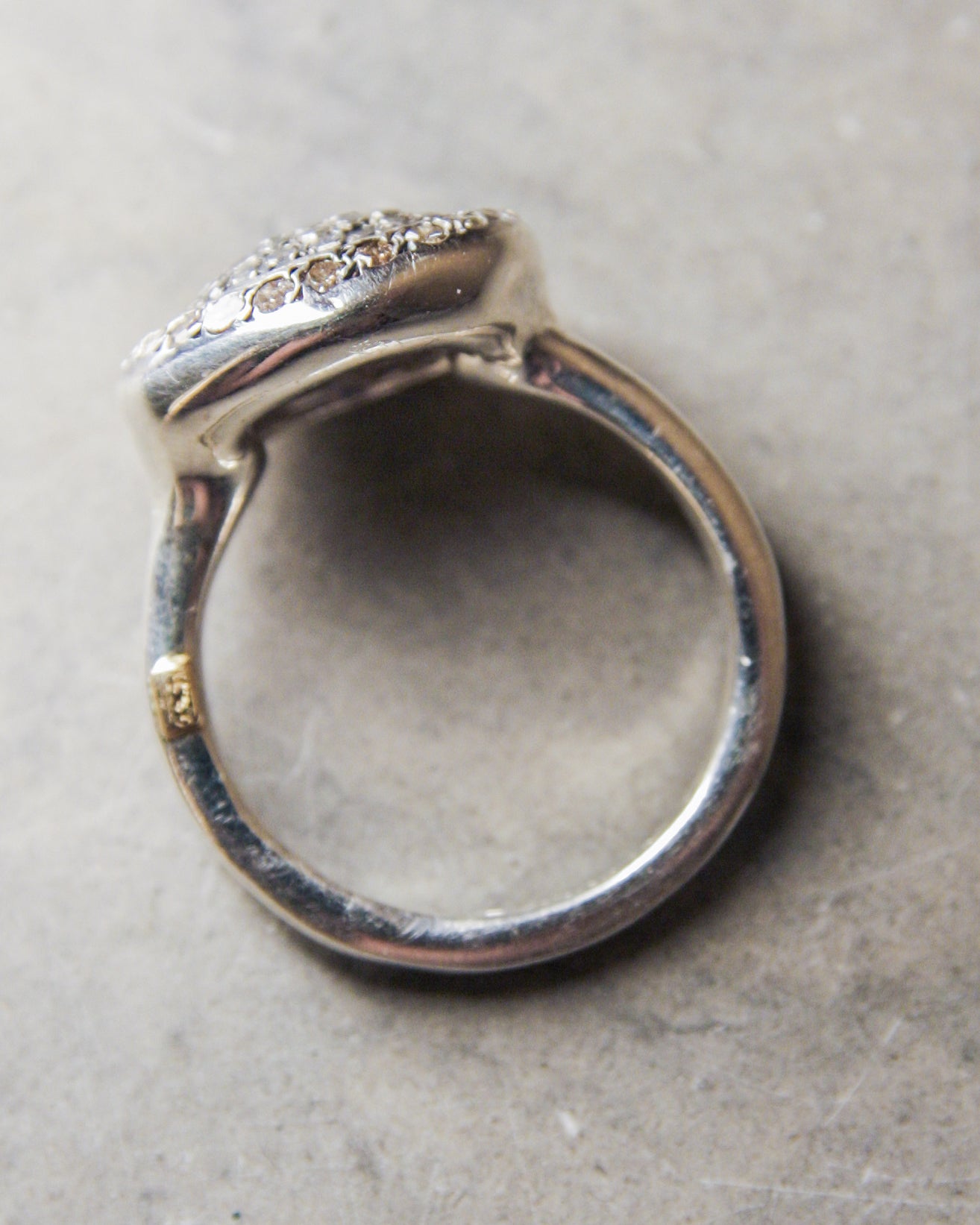 Julia Cognac and Icy Grey Diamond Ring