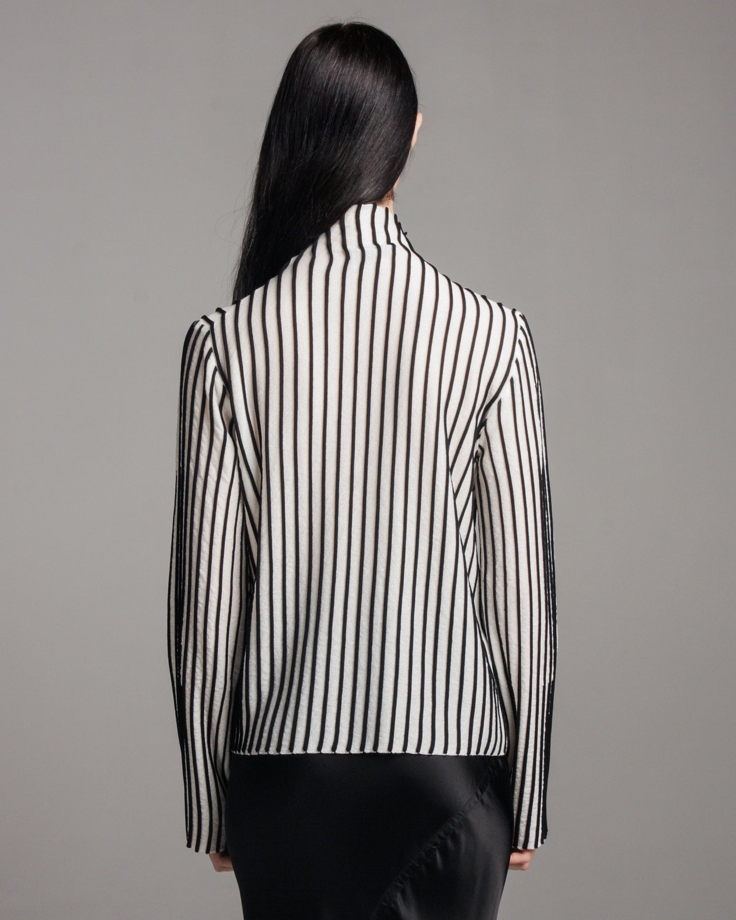 Black & White Stripe Kluki Knit Top