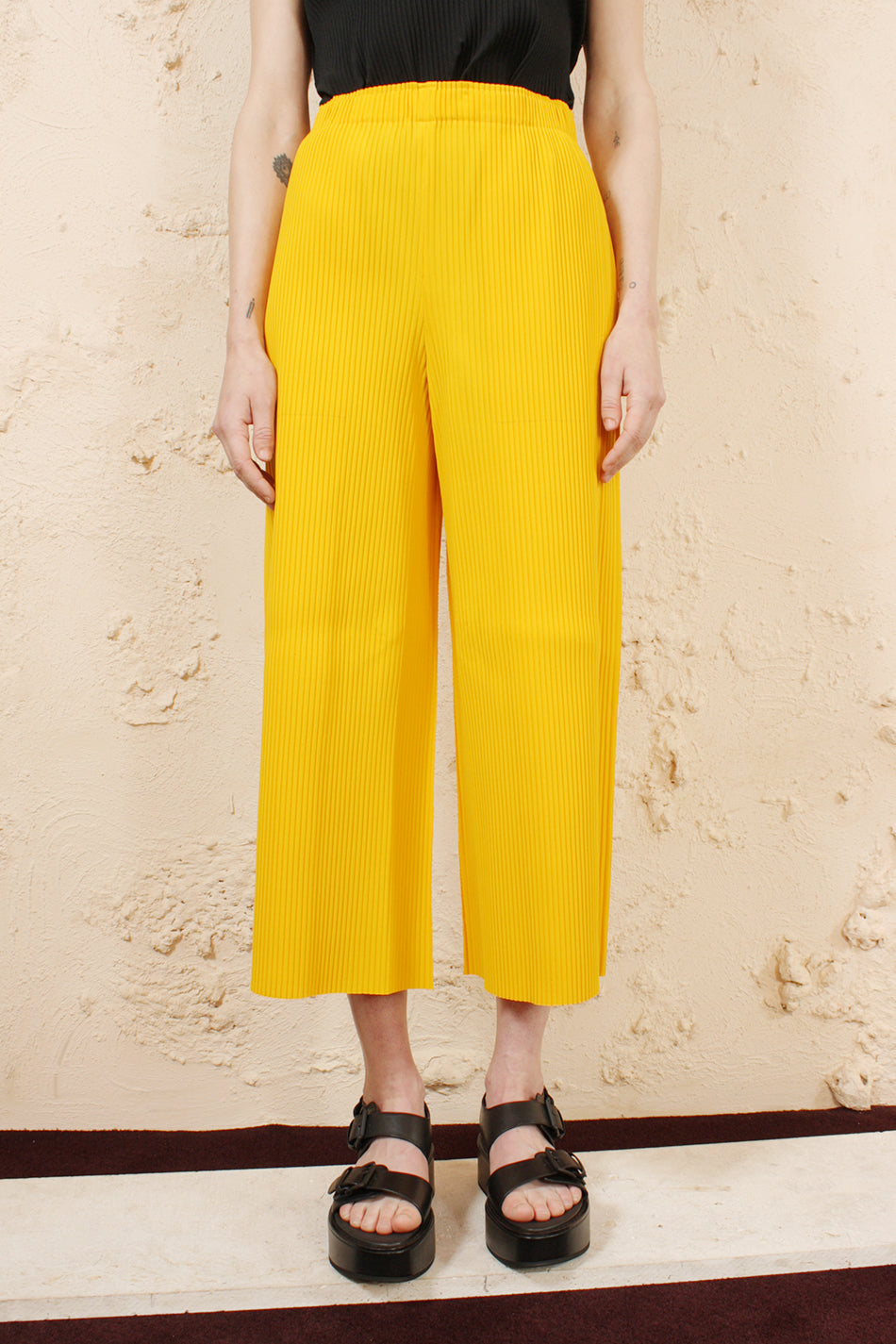 Apoc Wide Trousers Yellow