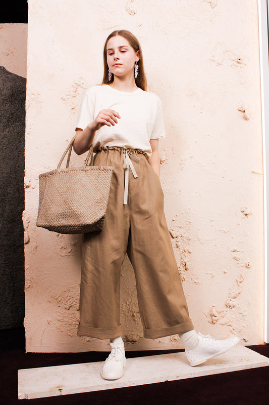 Beige China Pant