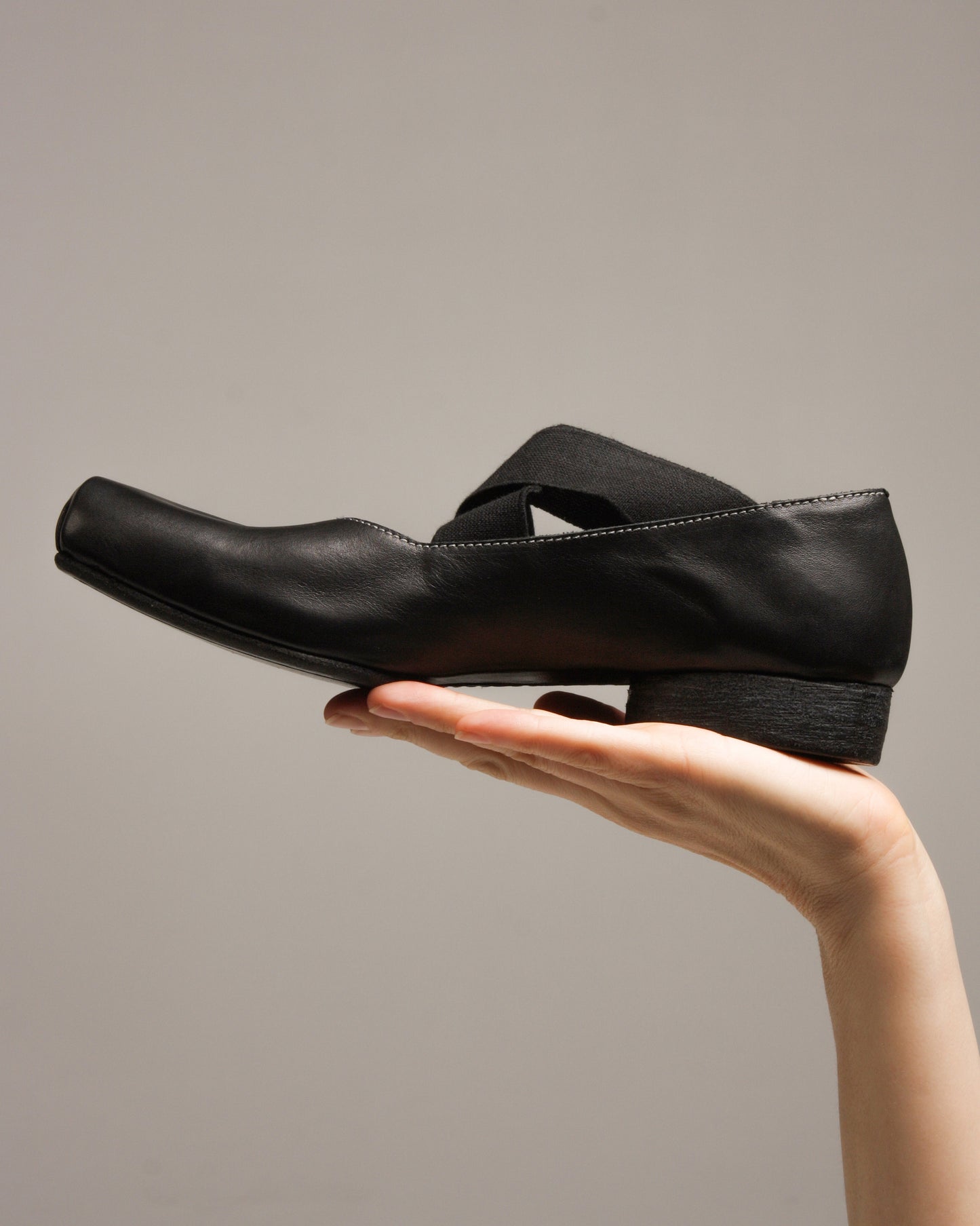 Ballet Black Leather Shoes