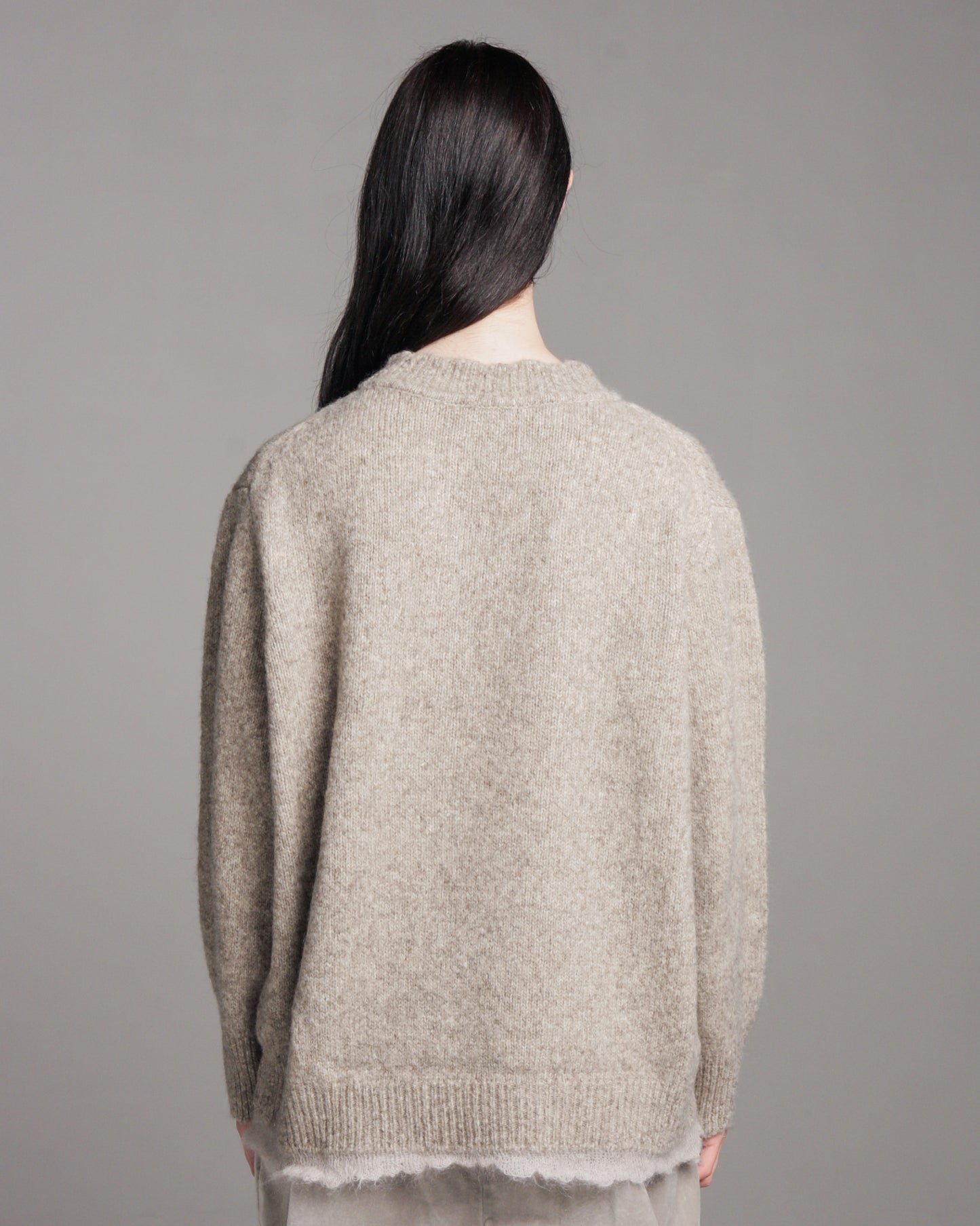 Greige Wool Sweater