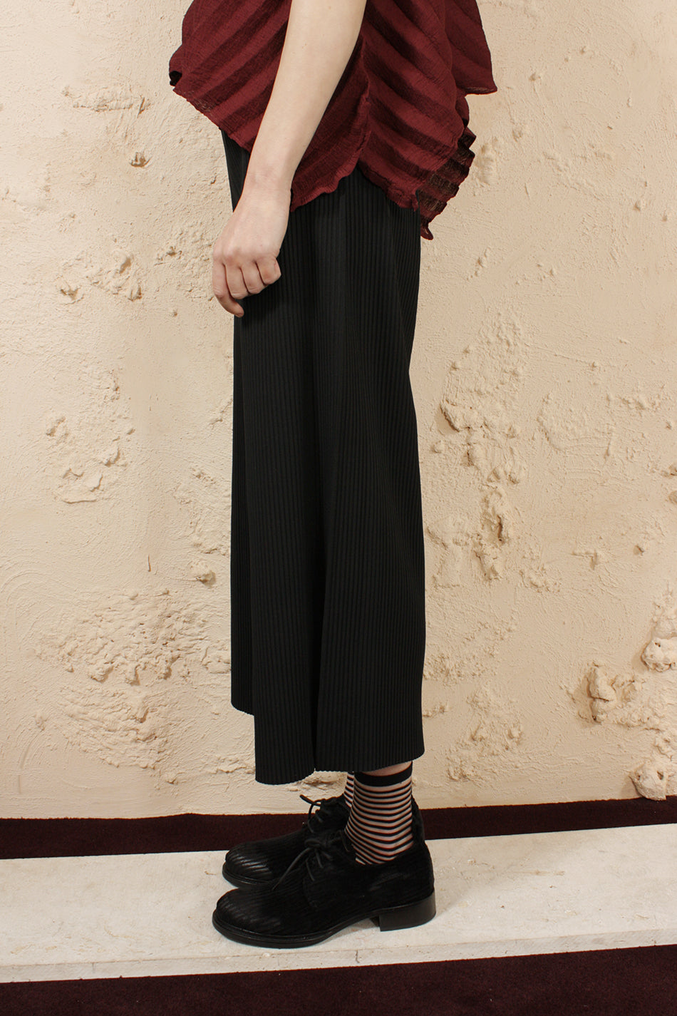 Apoc Wide Trousers Black