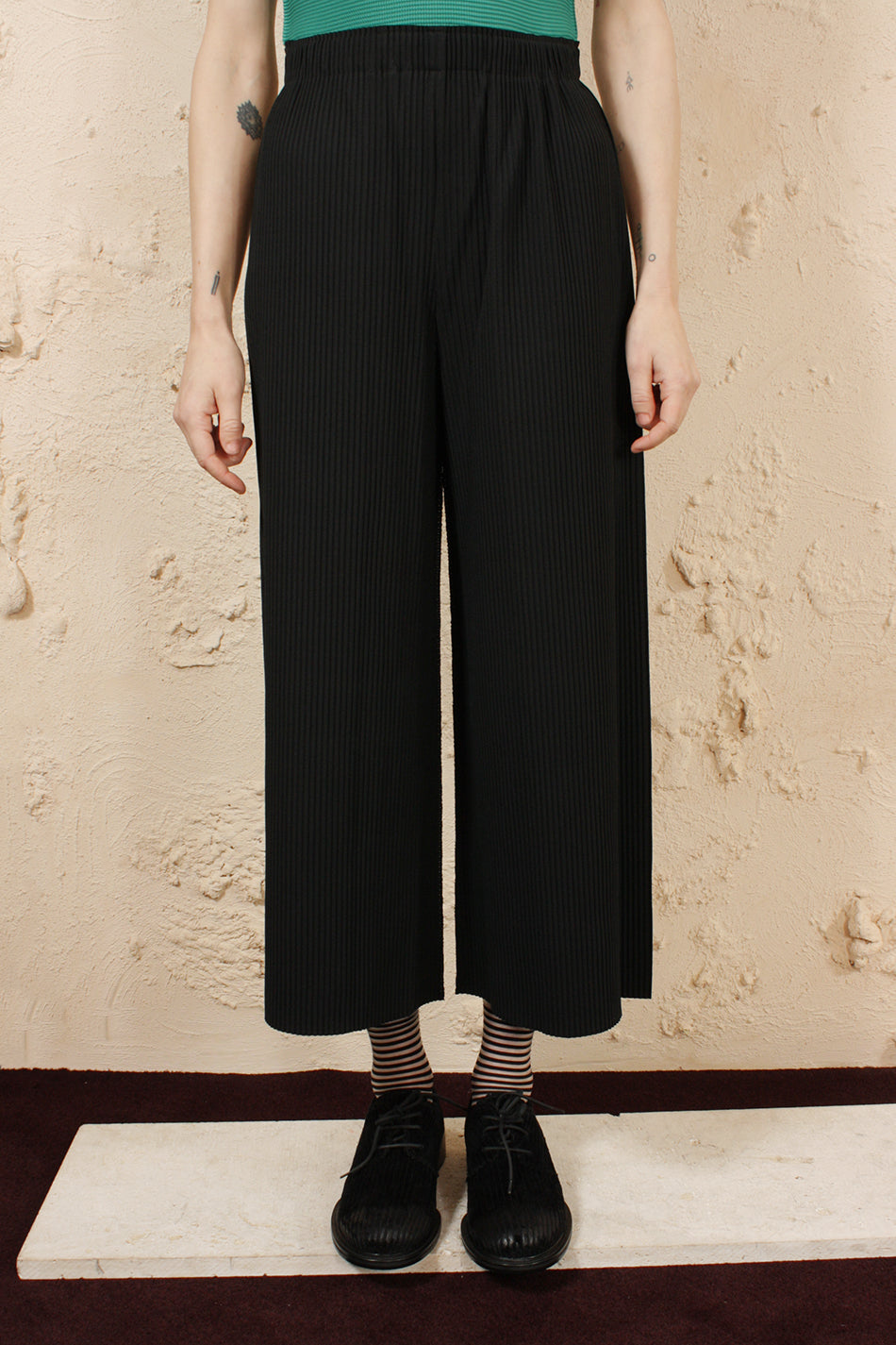 Apoc Wide Trousers Black