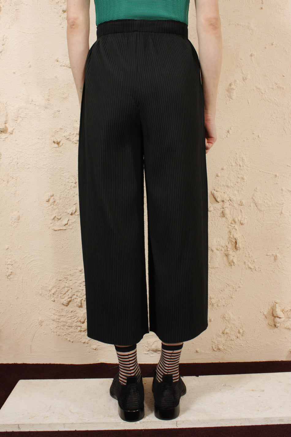 Apoc Wide Trousers Black