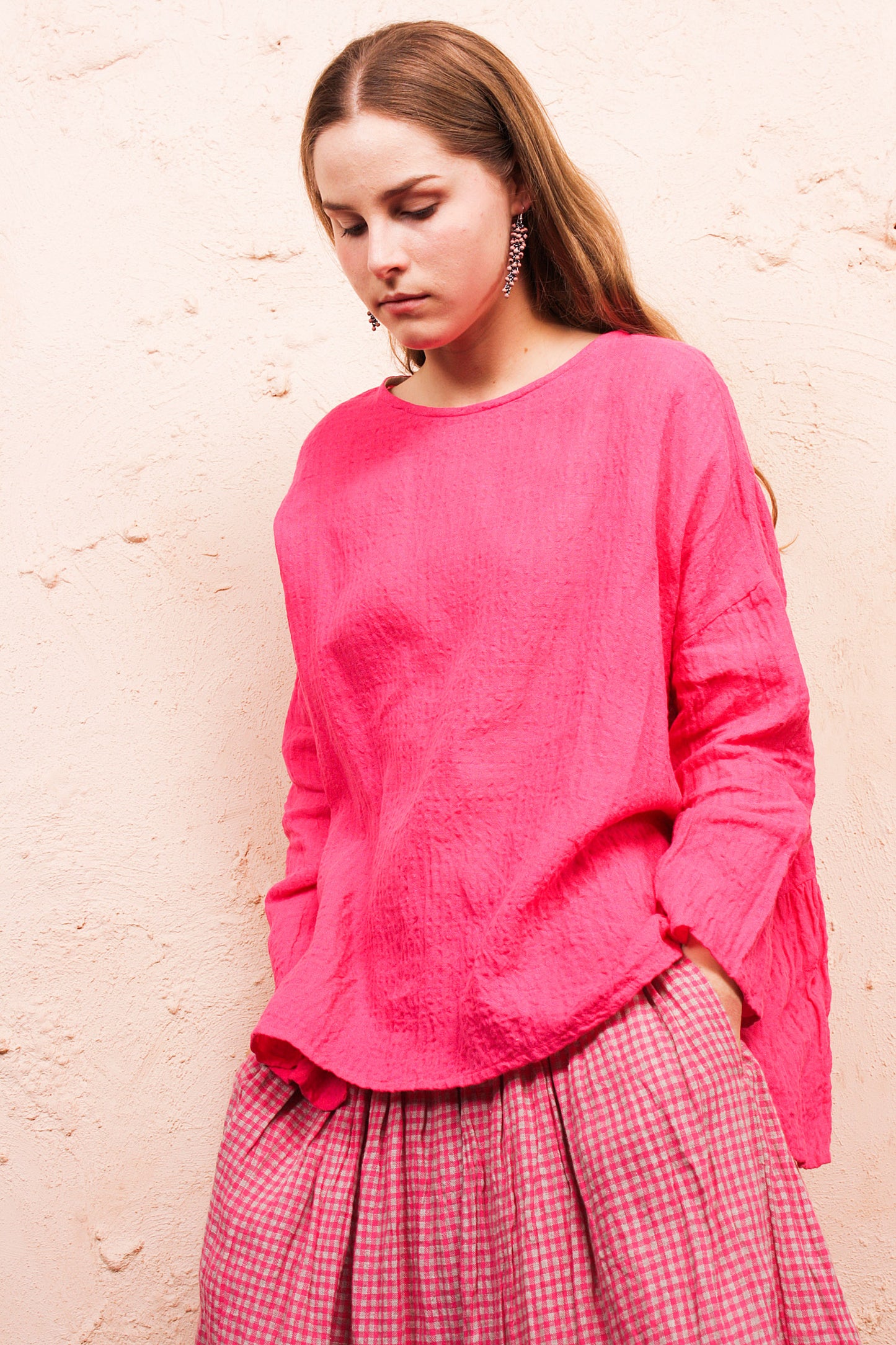 Pink Boil Washer Pullover