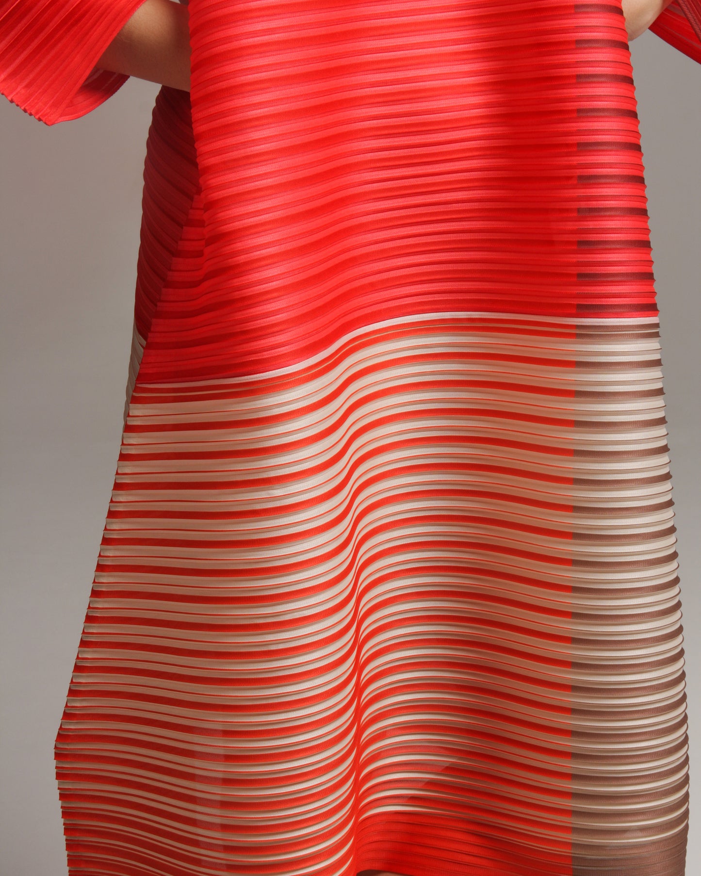 Red Alt Ray Gradient Dress