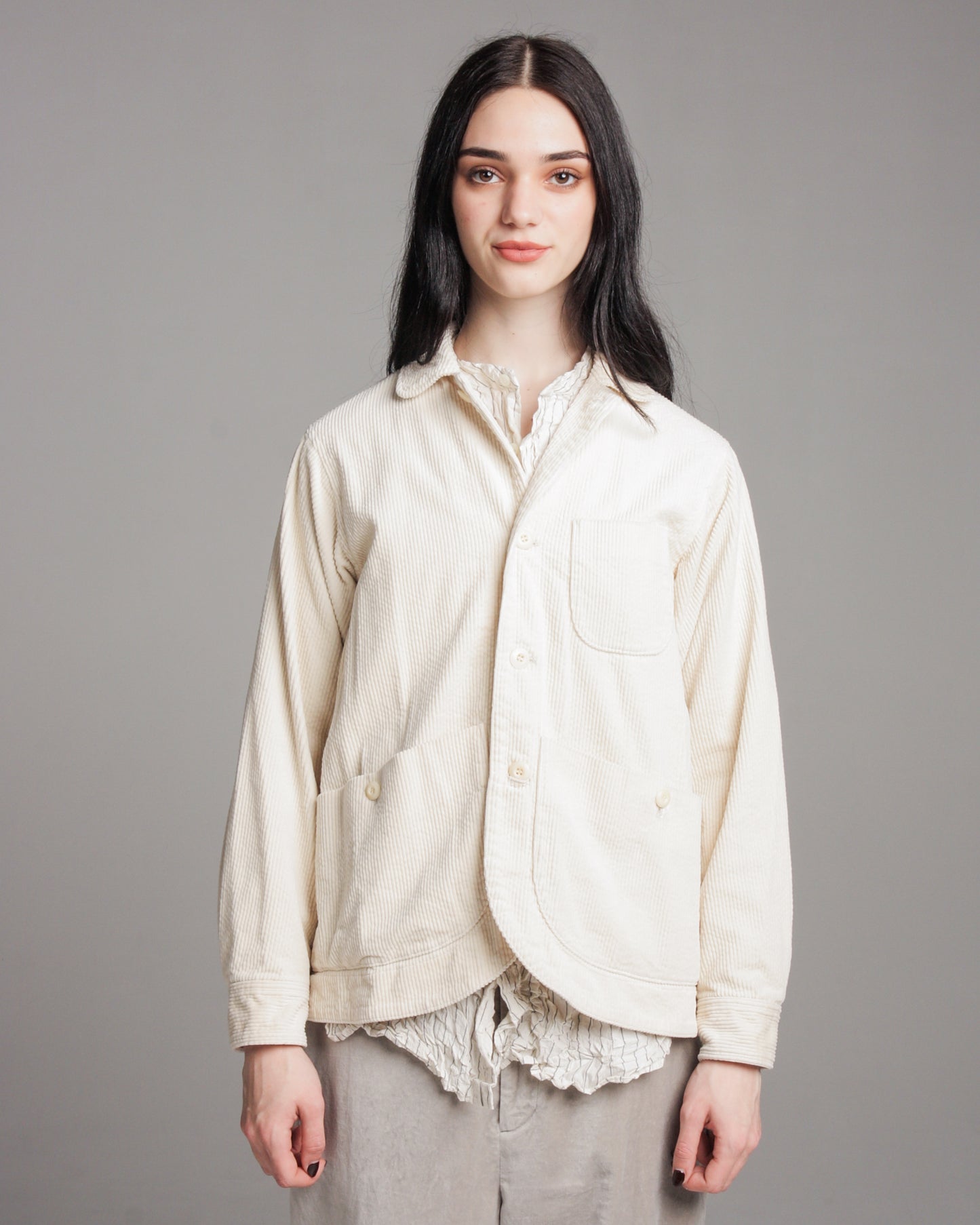 Ivory Corduroy Shirt