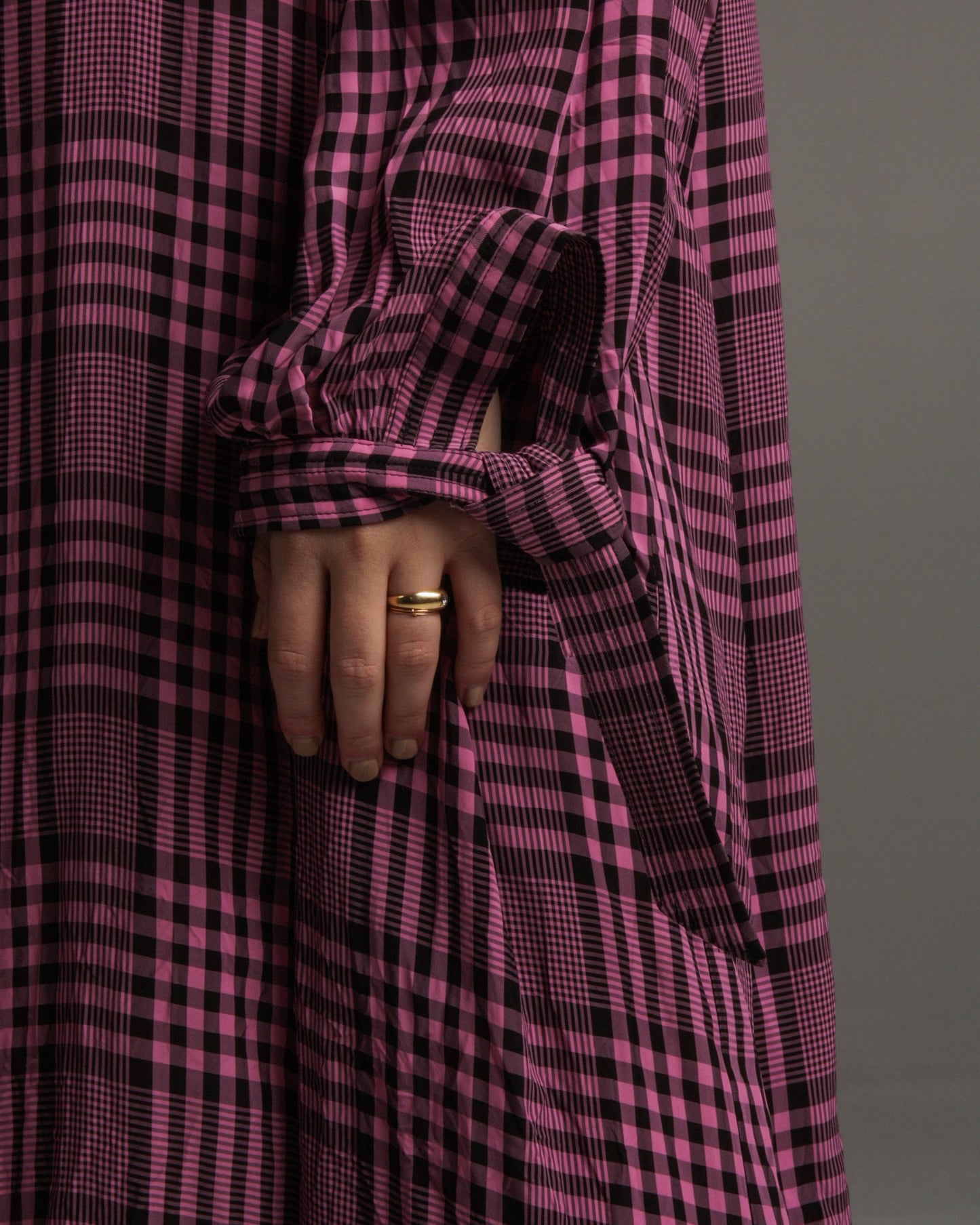 Dulcie Pink Check Dress