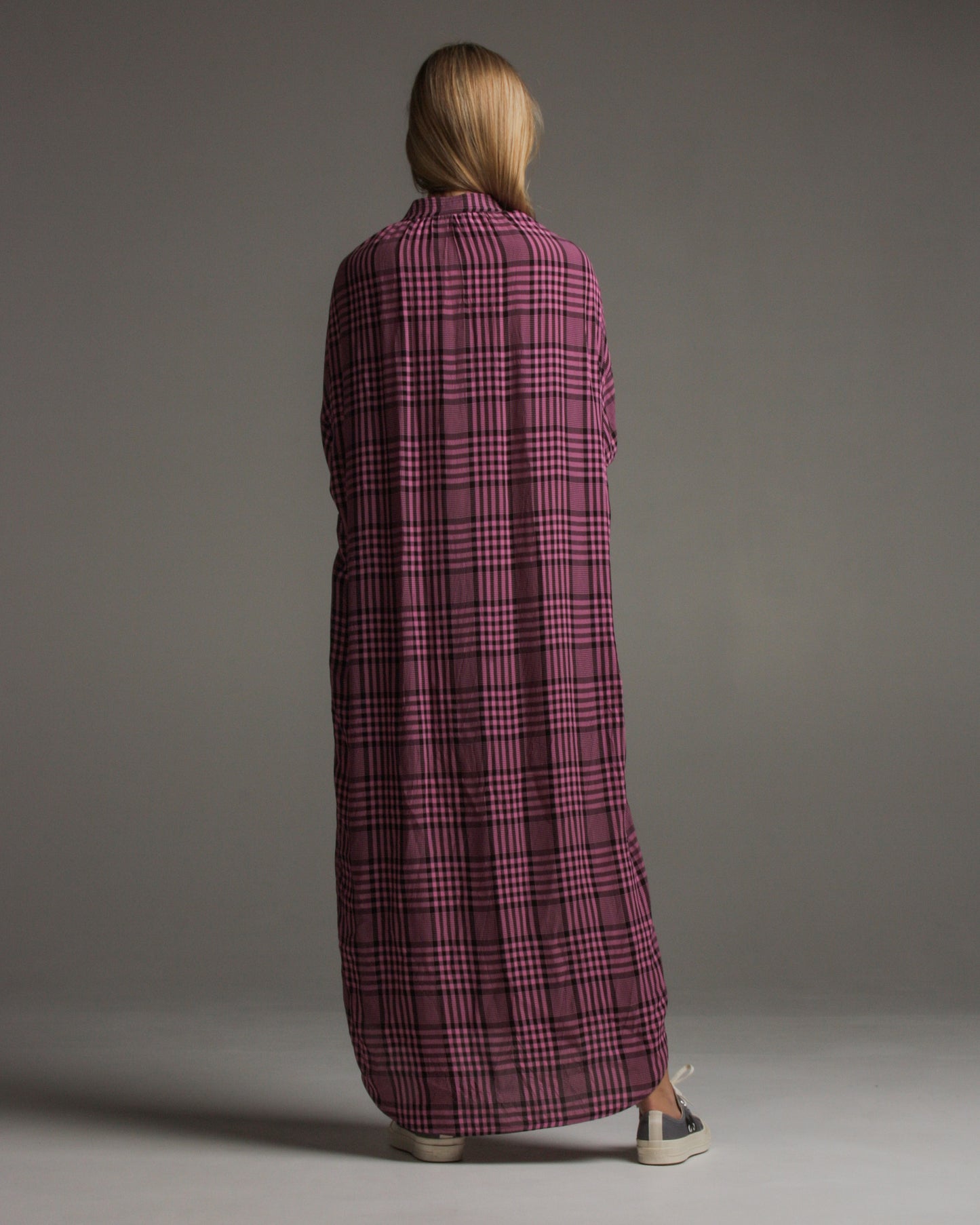 Dulcie Pink Check Dress