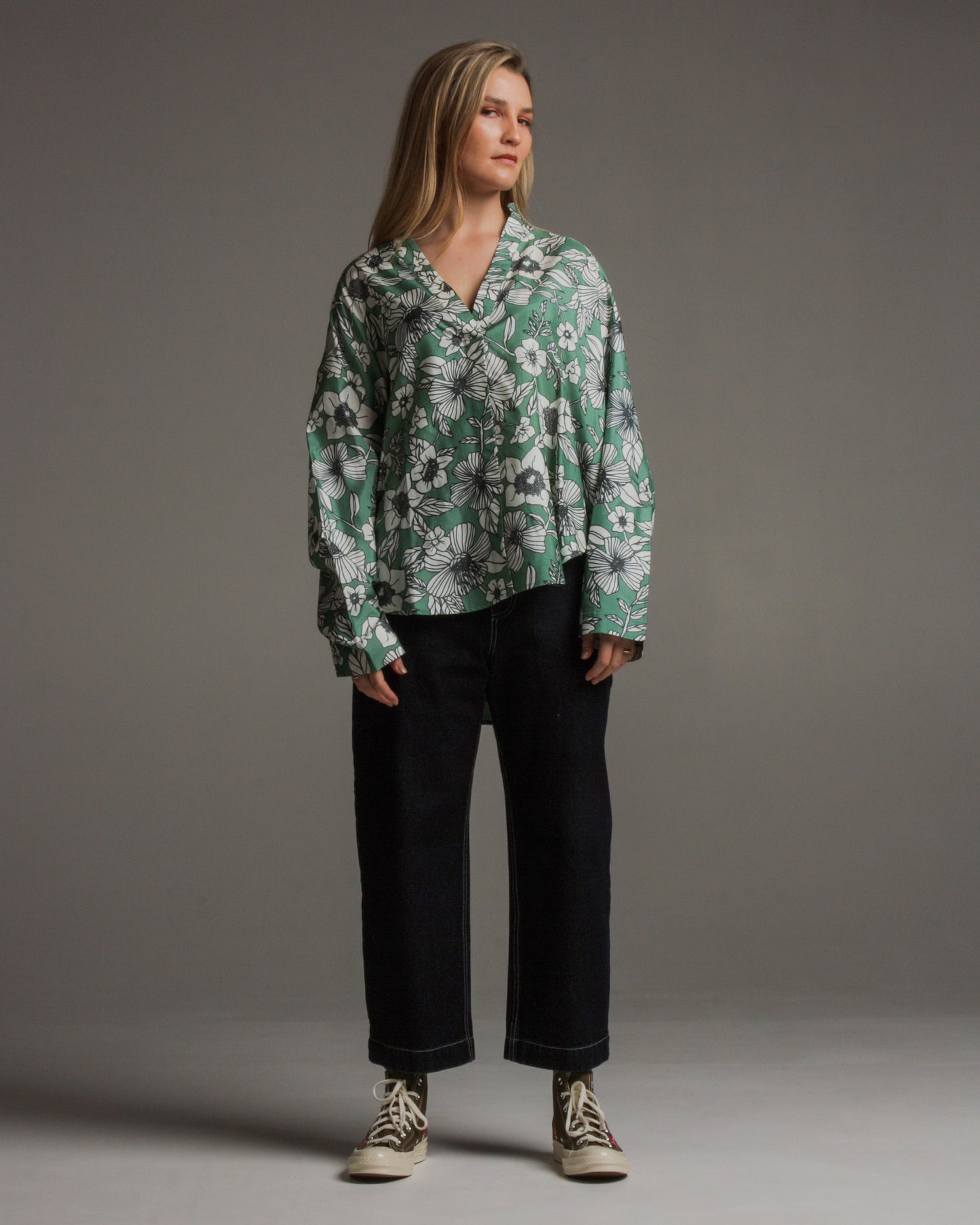 Tumas Bouquet Silk Shirt