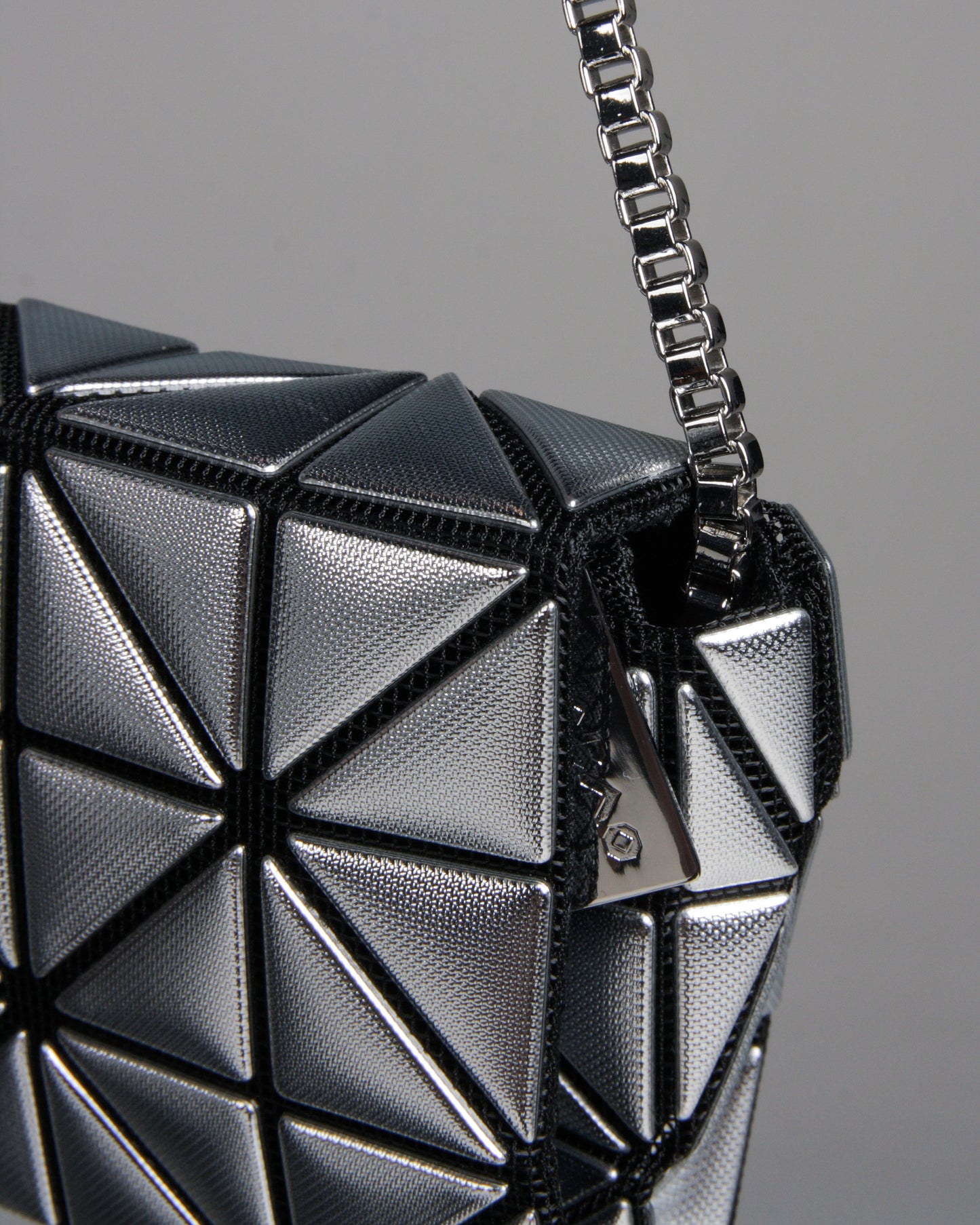 Silver Coffret Chain Bag