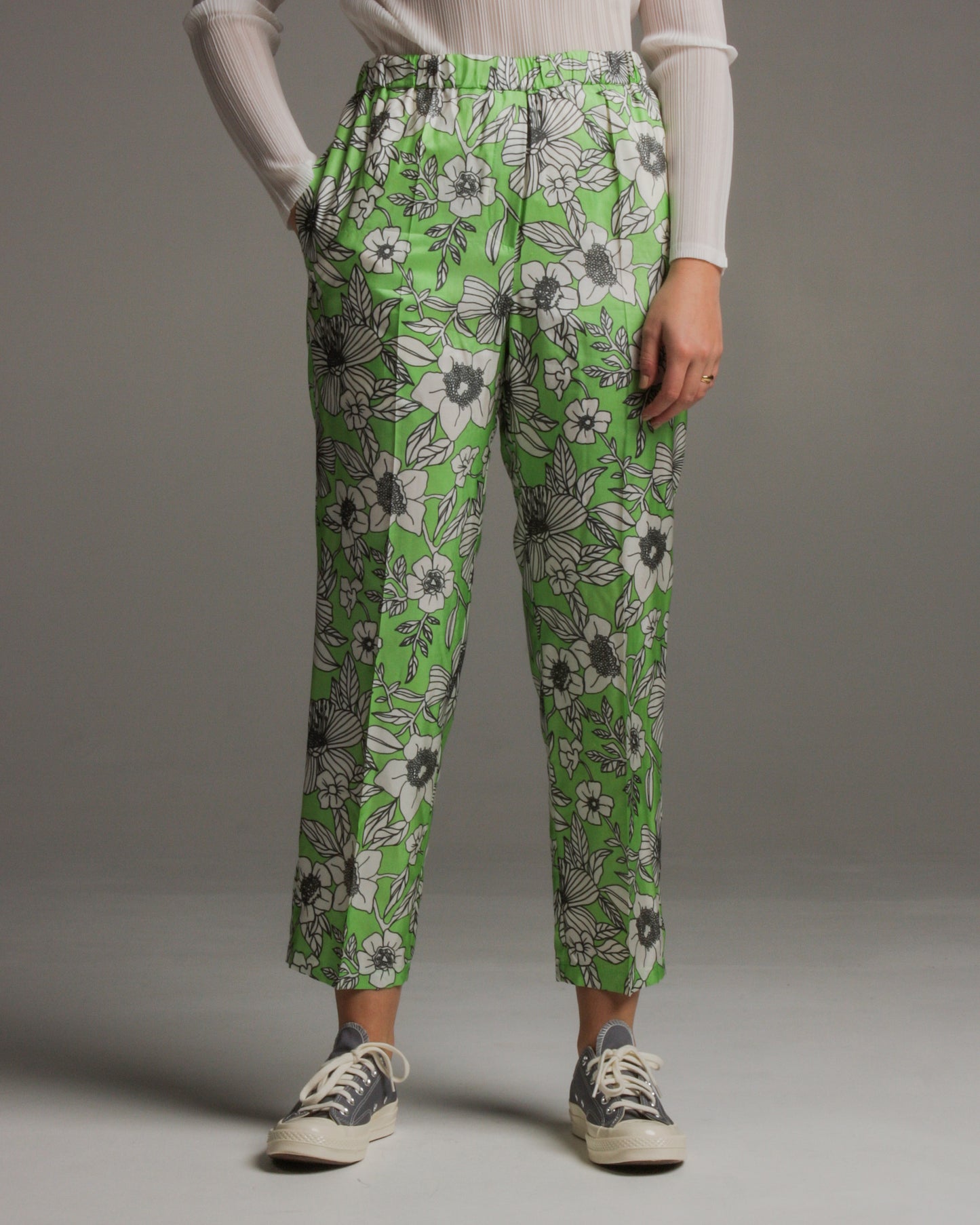 Peruna Bouquet Silk Pant