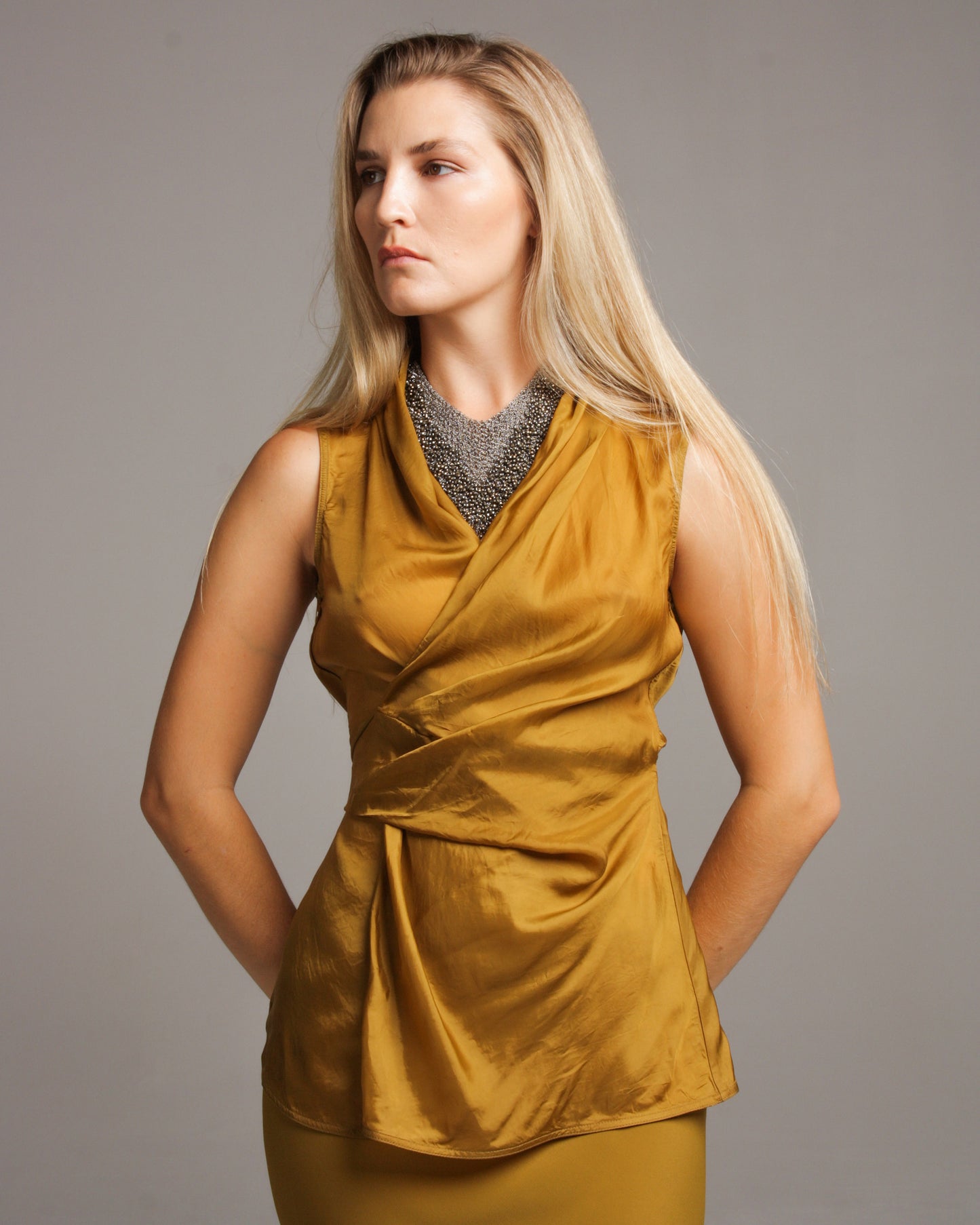 Sulphate Laura Wrap Top